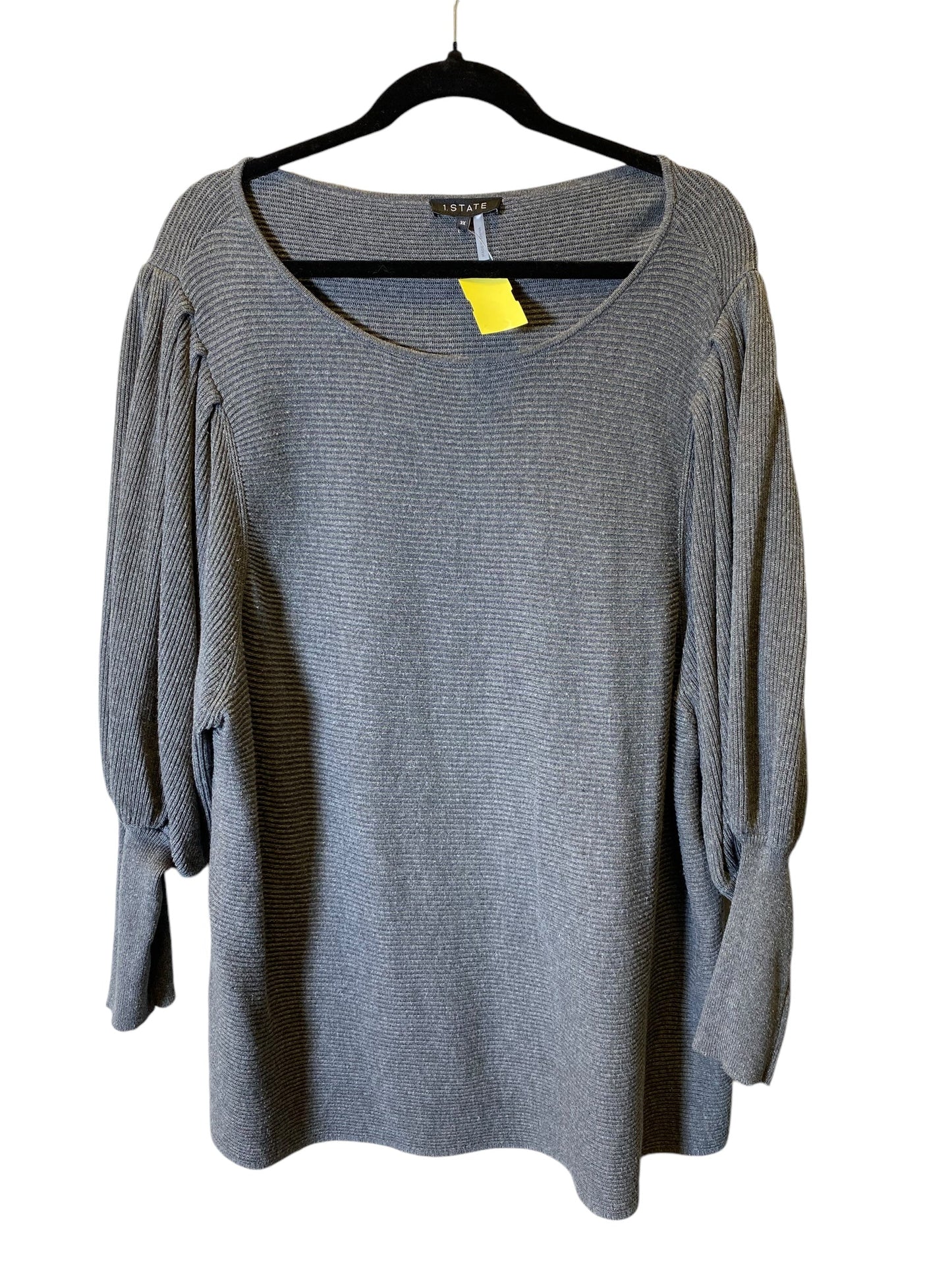 Sweater By 1.state In Grey, Size: 3x