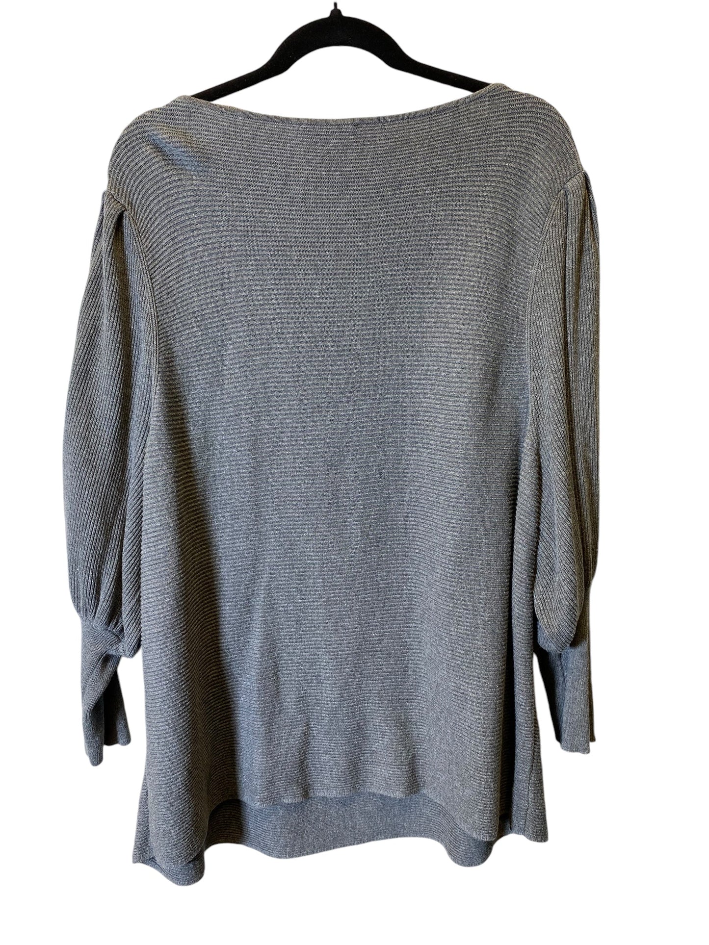 Sweater By 1.state In Grey, Size: 3x