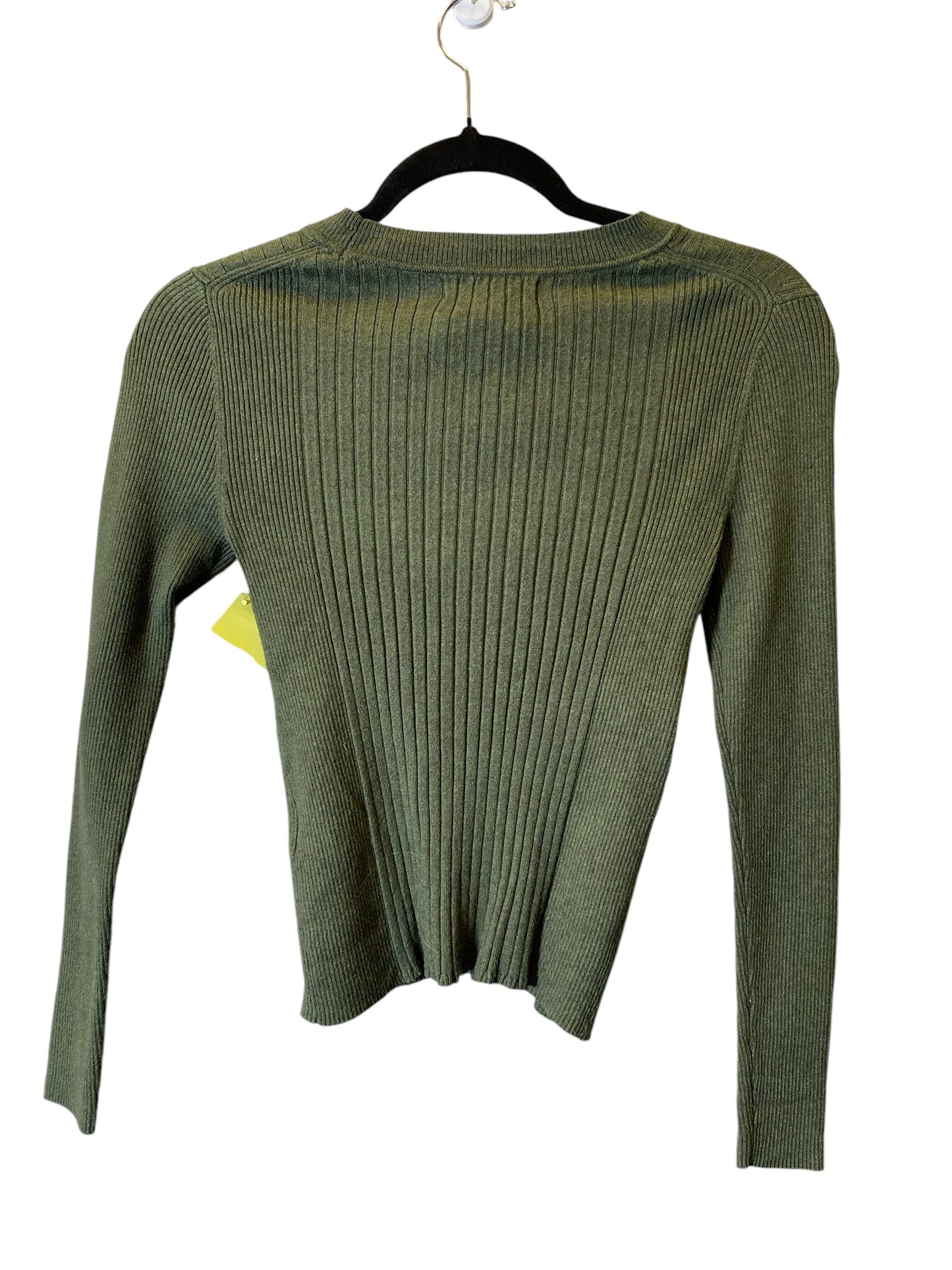 Top Long Sleeve By Banana Republic In Green, Size: Xs