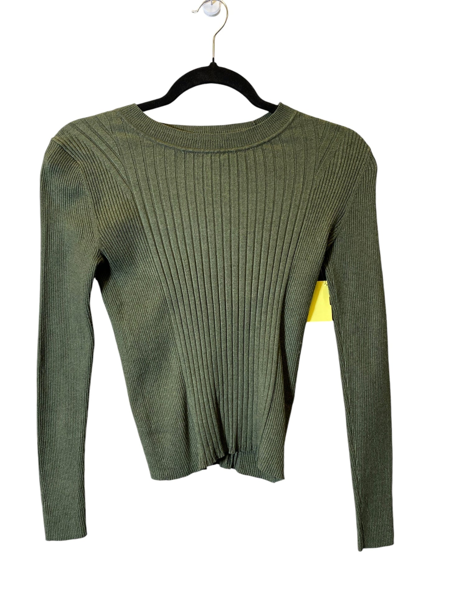 Top Long Sleeve By Banana Republic In Green, Size: Xs