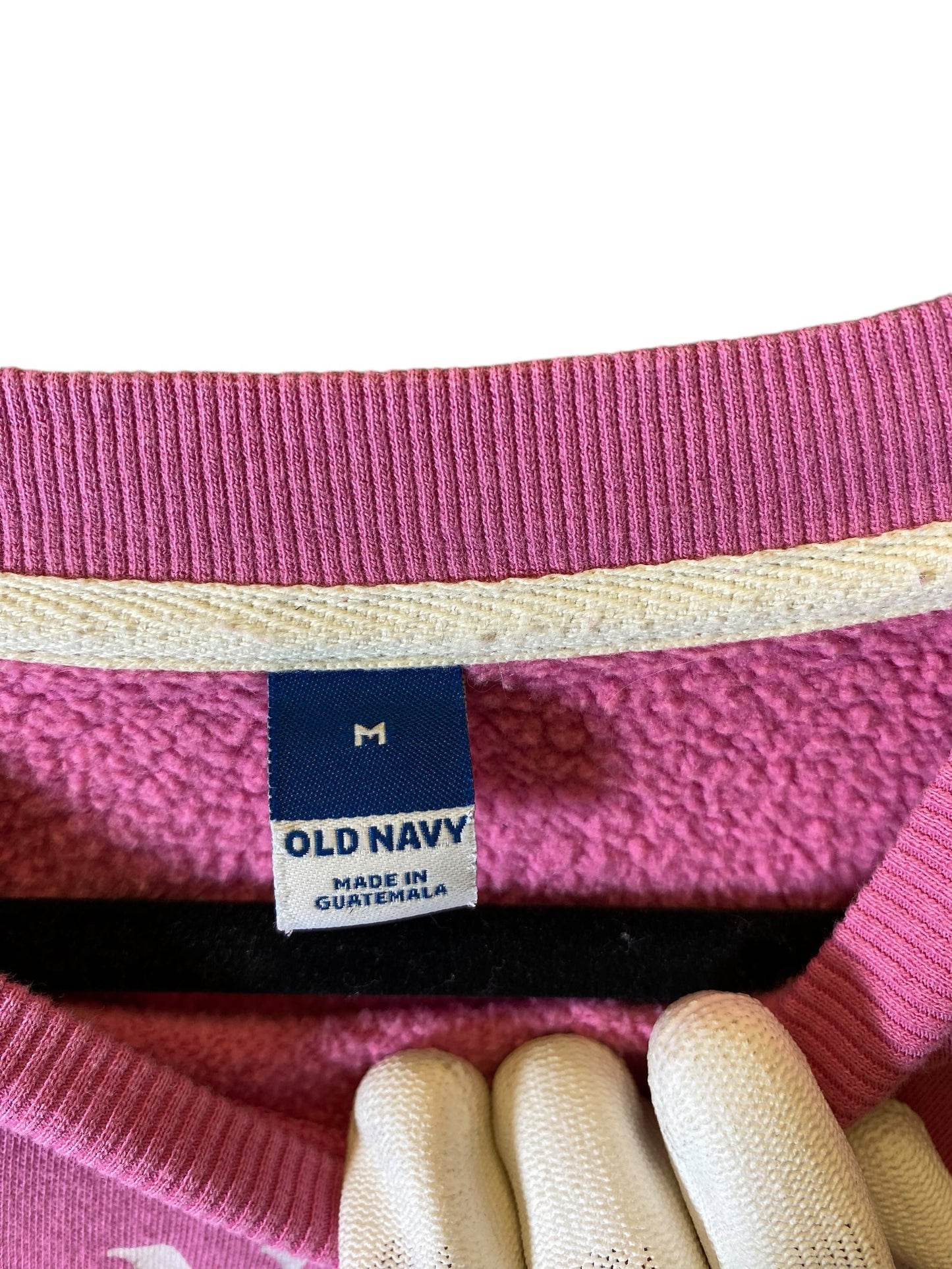 Sweatshirt Crewneck By Old Navy In Pink, Size: M