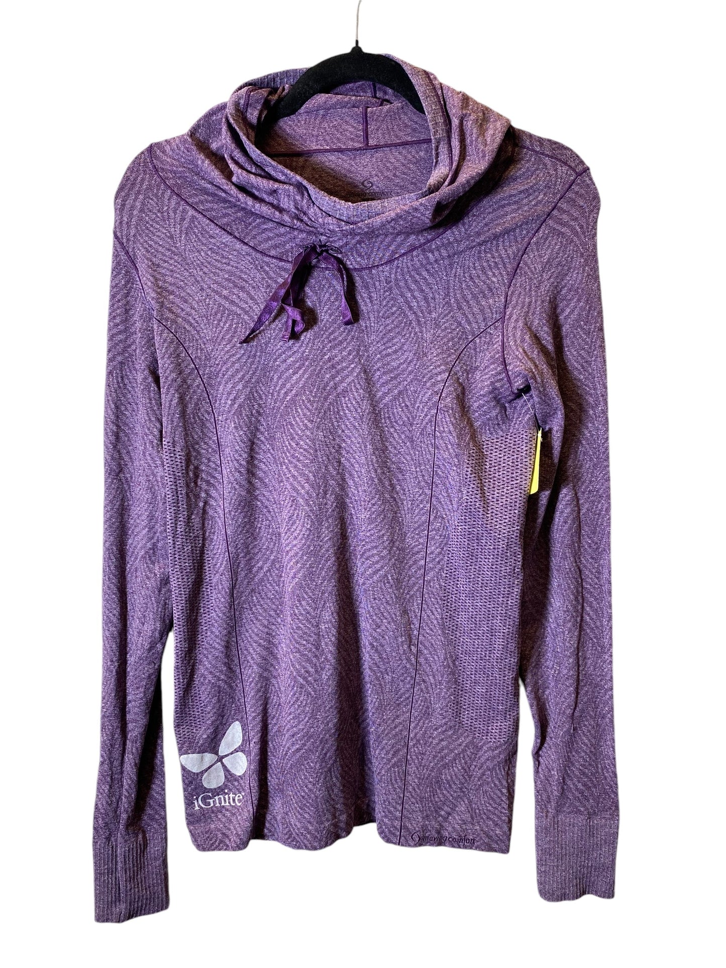 Athletic Sweatshirt Hoodie By Moving Comfort Athletic In Purple, Size: M