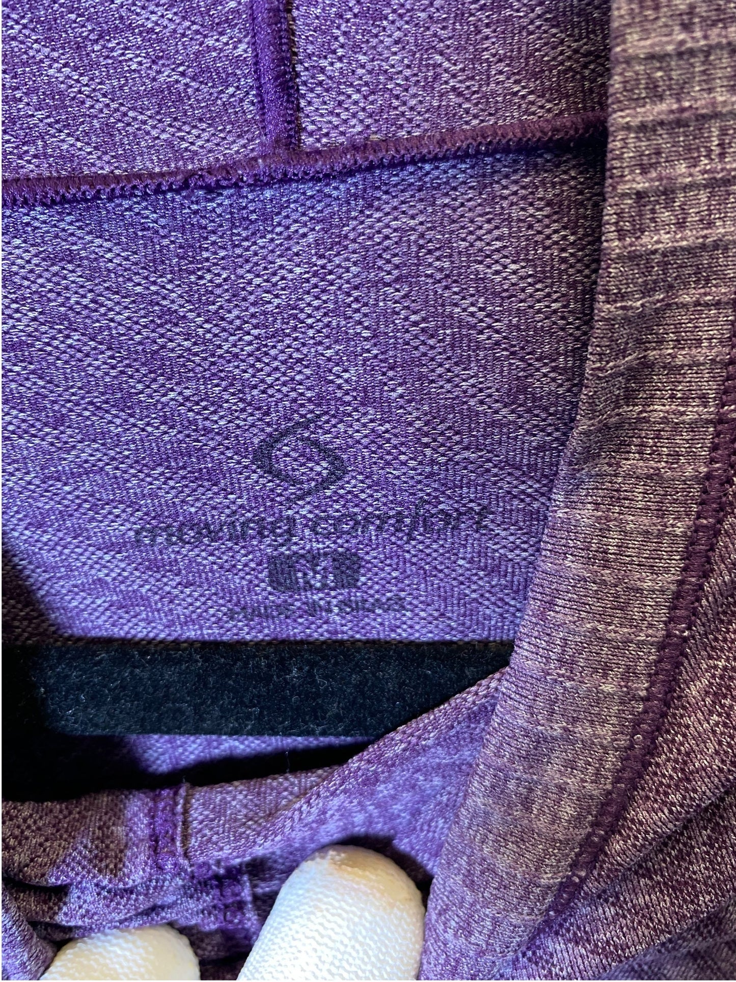 Athletic Sweatshirt Hoodie By Moving Comfort Athletic In Purple, Size: M