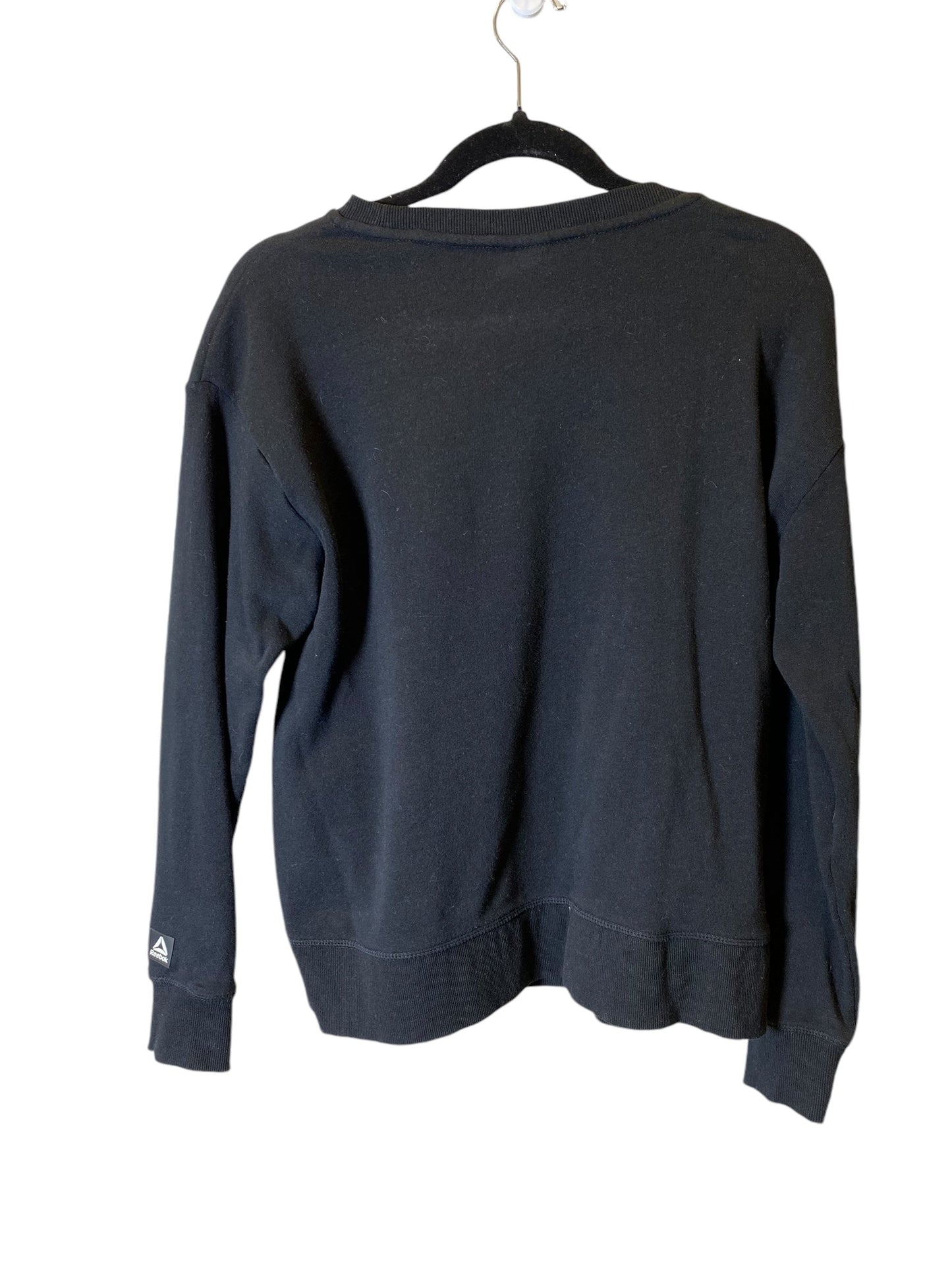 Sweatshirt Crewneck By Reebok In Black, Size: M