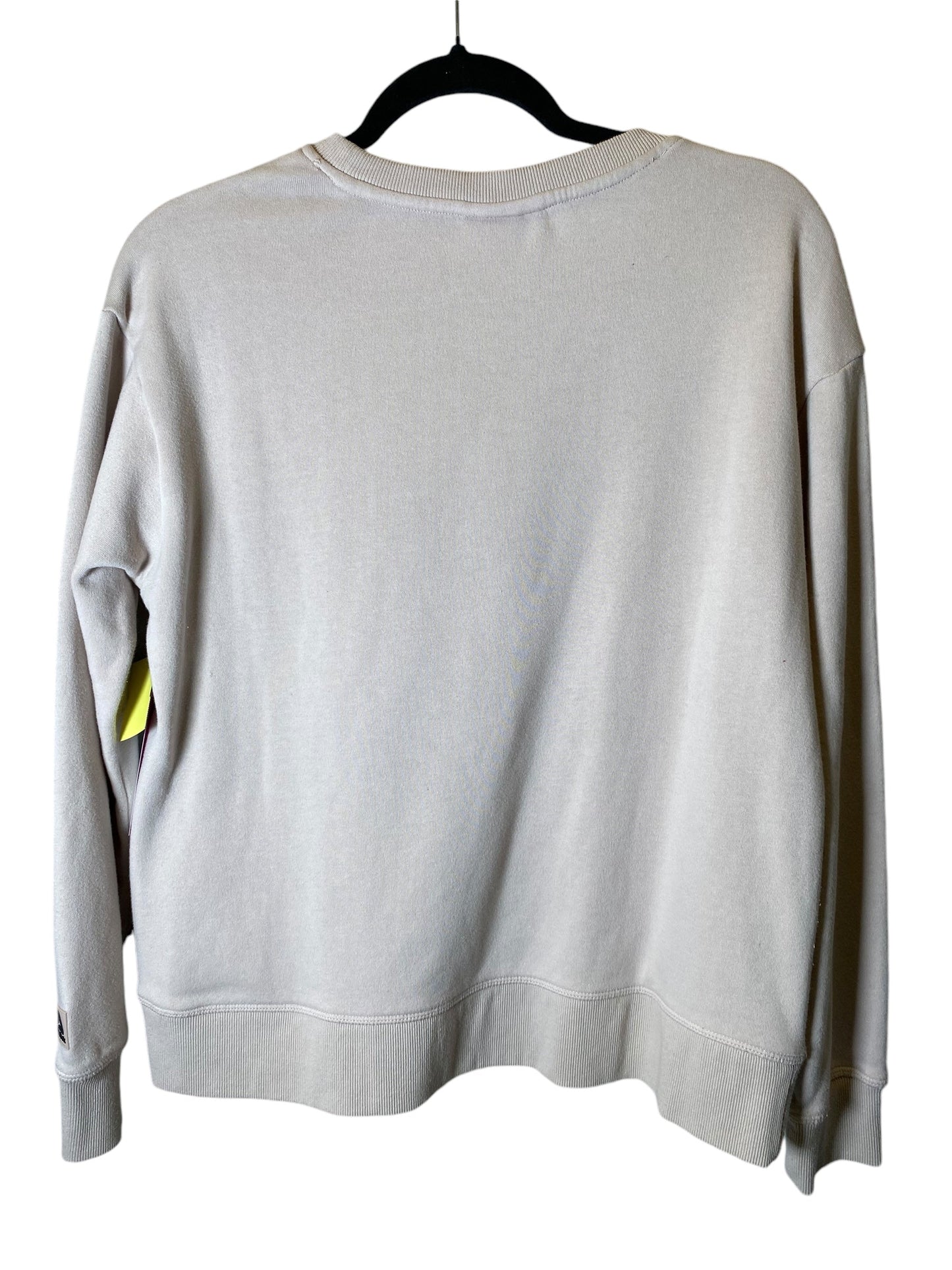 Sweatshirt Crewneck By Reebok In Beige, Size: M