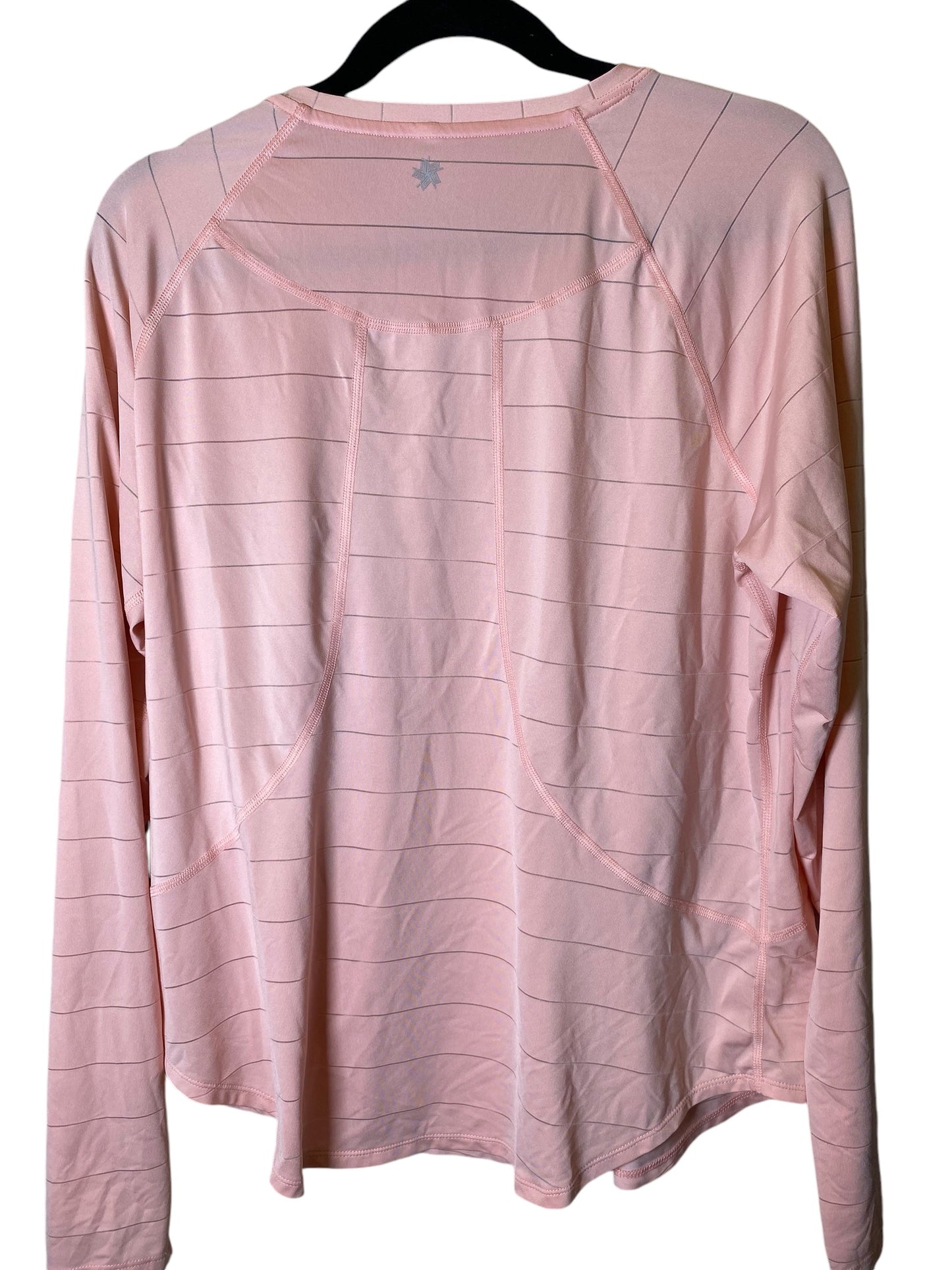 Athletic Top Long Sleeve Crewneck By Clothes Mentor In Peach, Size: 2x