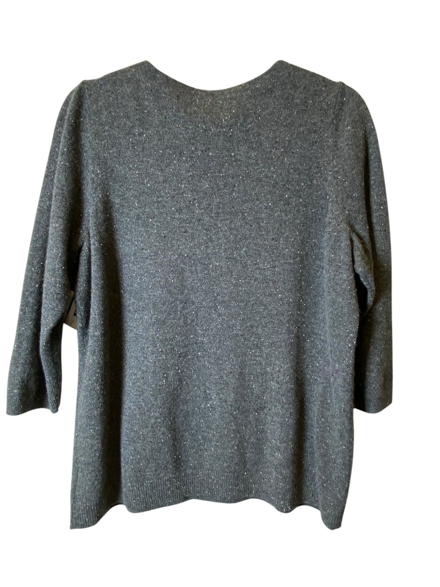 Sweater By Talbots In Grey, Size: 1x