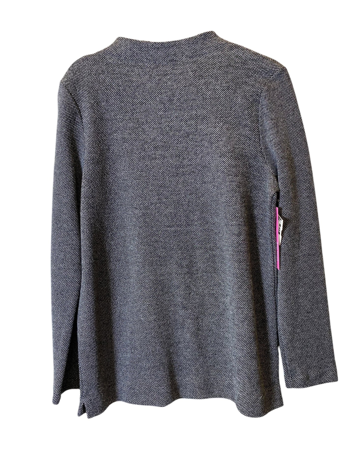 Sweater By Jones New York In Grey, Size: M