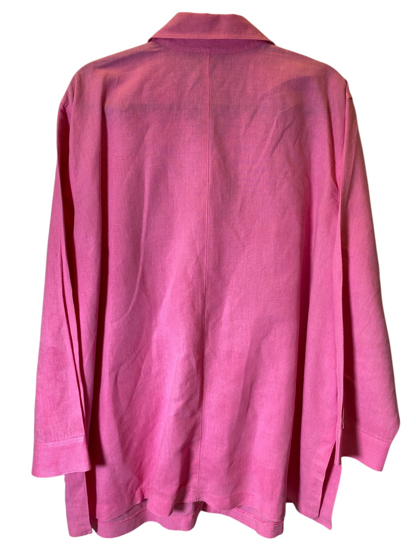 Blouse Long Sleeve By Harve Bernard In Pink, Size: 2x