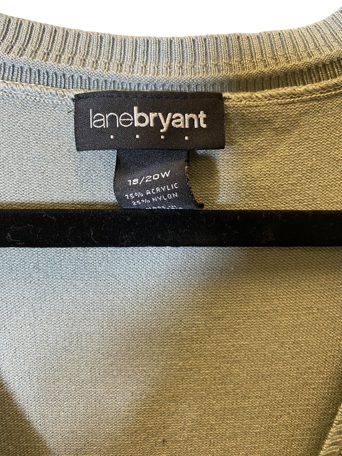 Sweater By Lane Bryant In Grey, Size: 2x