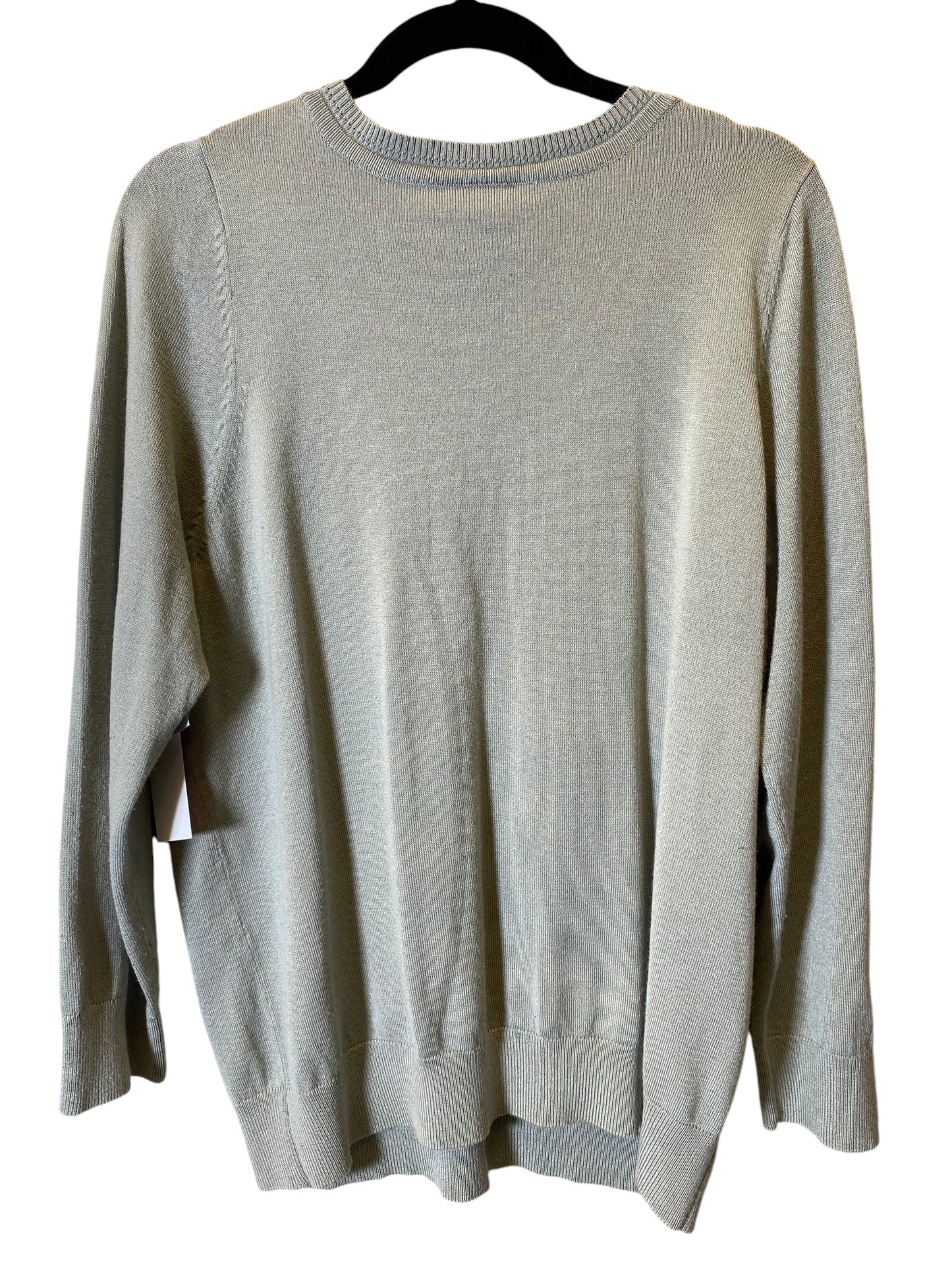 Sweater By Lane Bryant In Grey, Size: 2x