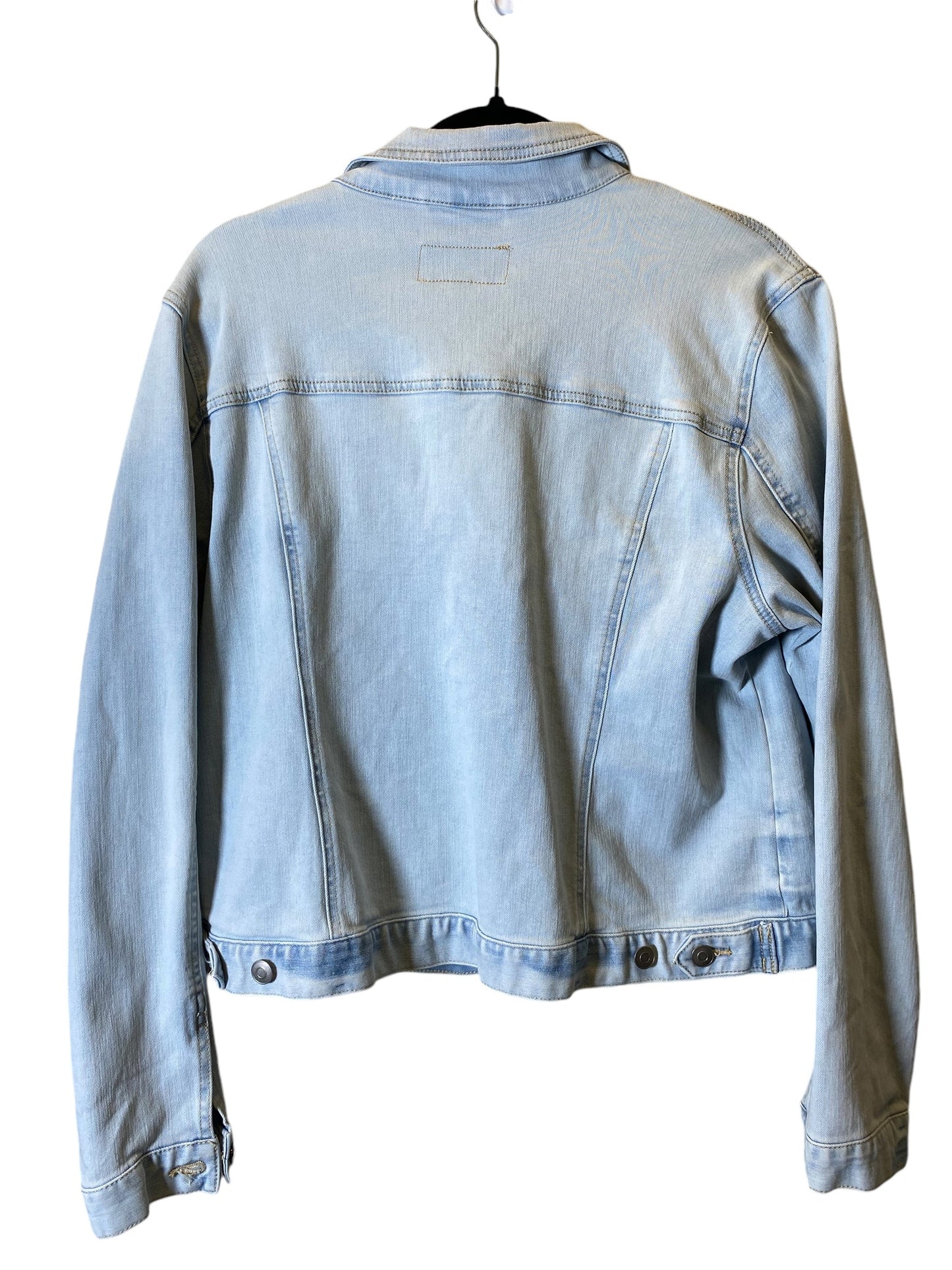 Jacket Denim By Time And Tru In Blue Denim, Size: Xl