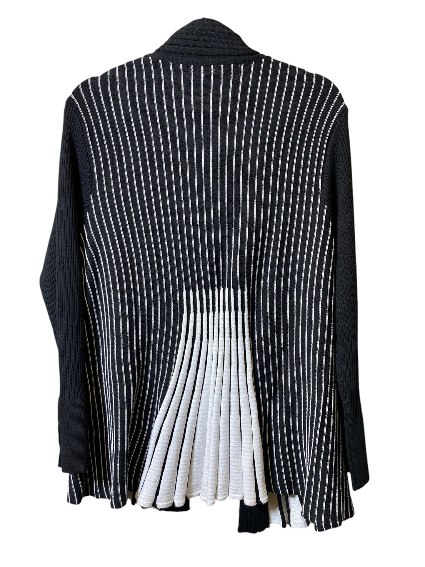 Sweater Cardigan By Clothes Mentor In Striped Pattern, Size: Xl