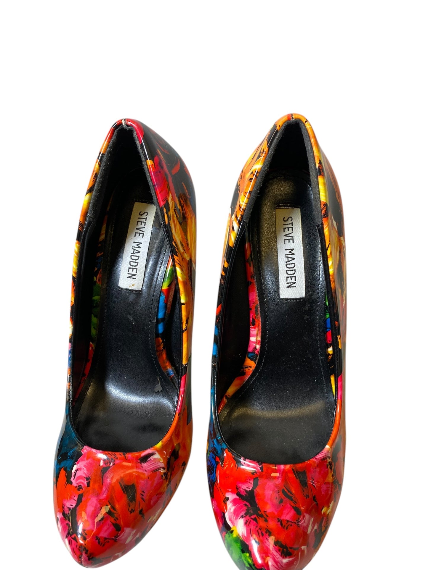 Shoes Heels Stiletto By Steve Madden In Floral Print, Size: 7.5