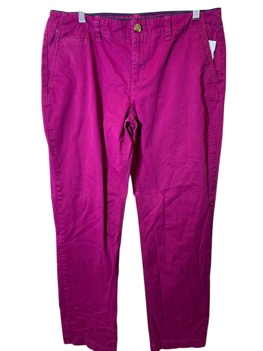 Pants Wide Leg By Tommy Hilfiger In Purple, Size: 14