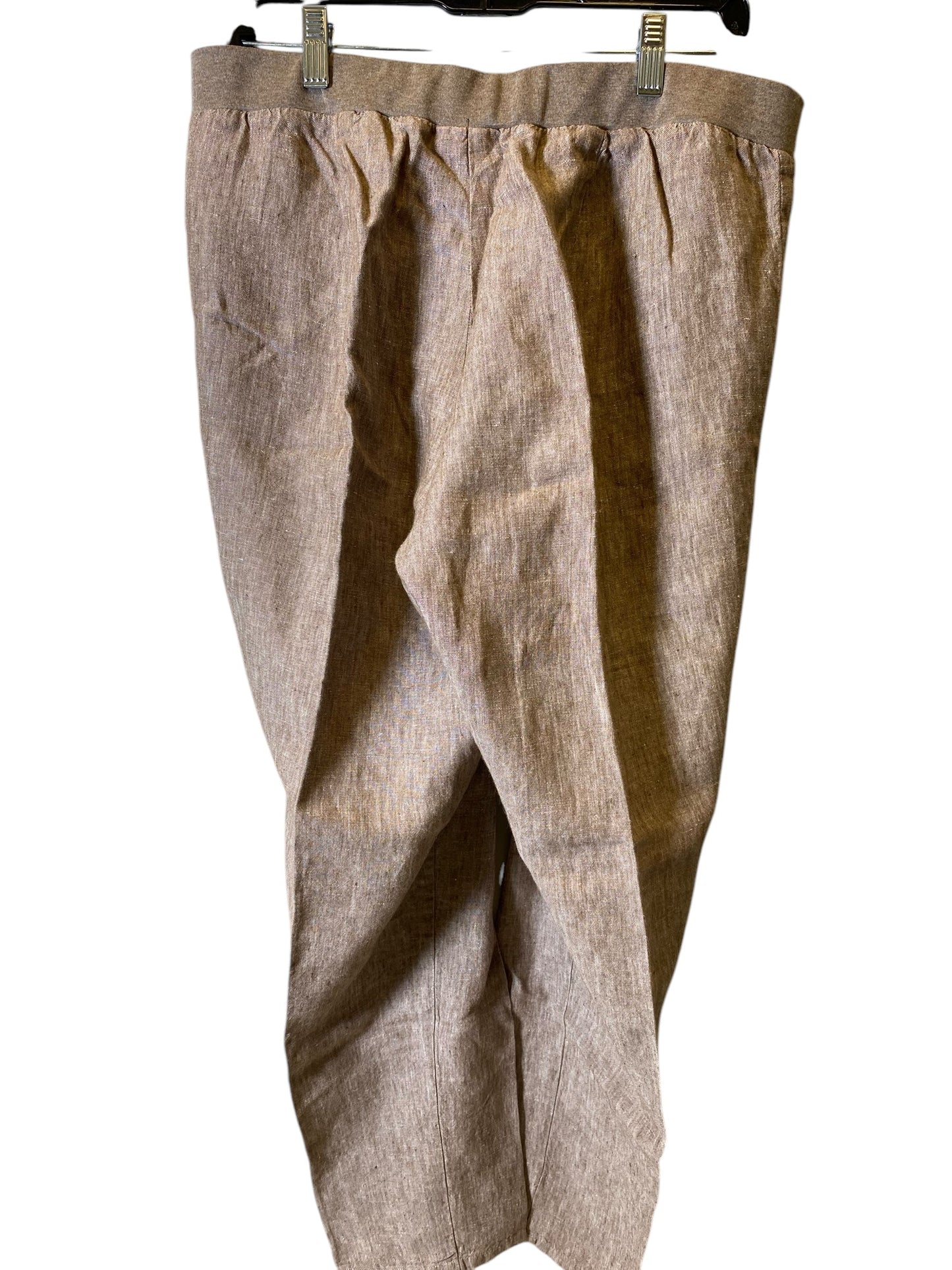 Pants Linen By J. Jill In Brown, Size: M