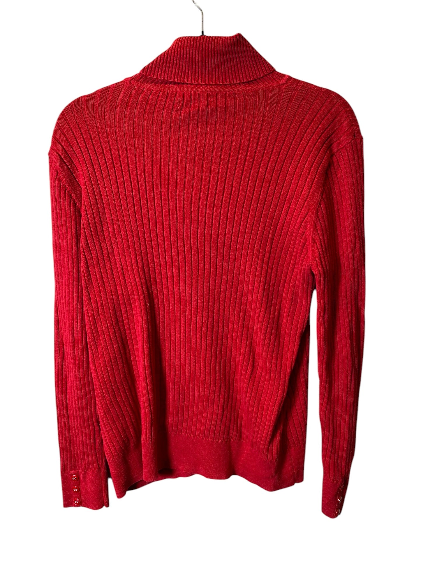 Sweater By Croft And Barrow In Red, Size: Xxl