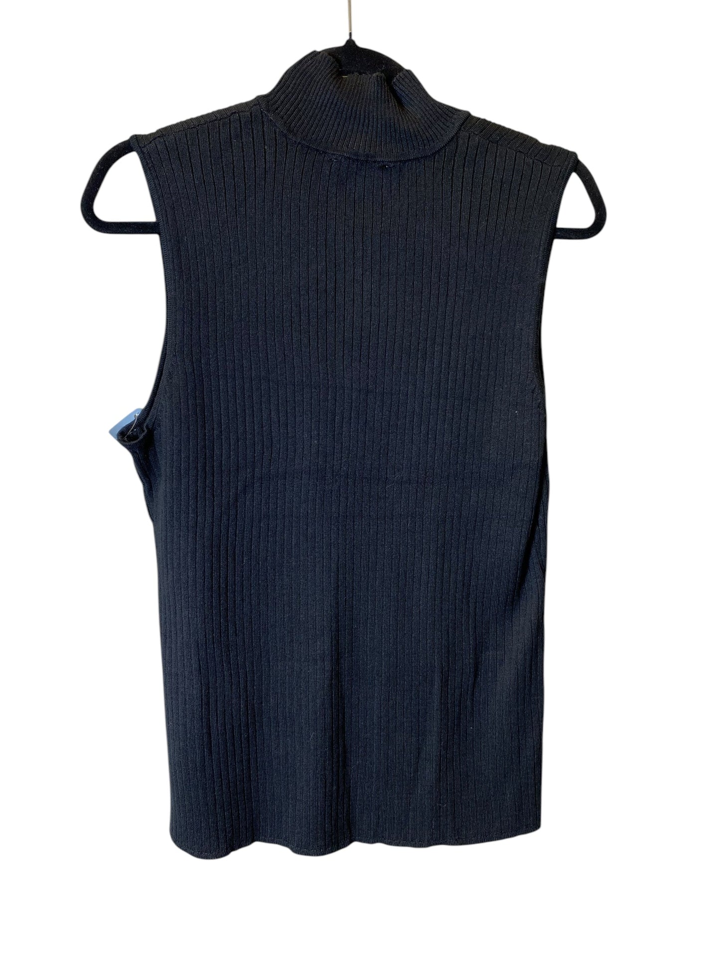 Vest Sweater By Madison In Black, Size: Xl