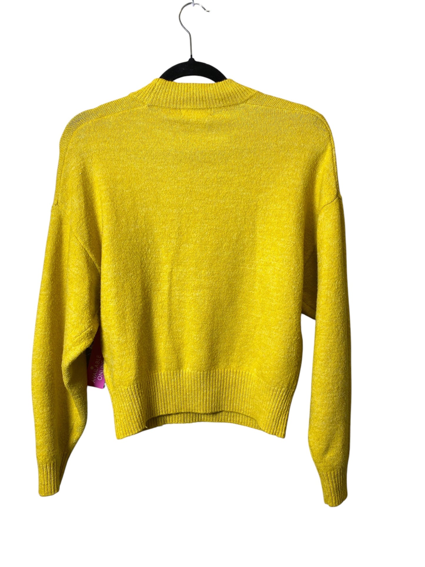 Sweater By H&m In Yellow, Size: Xs