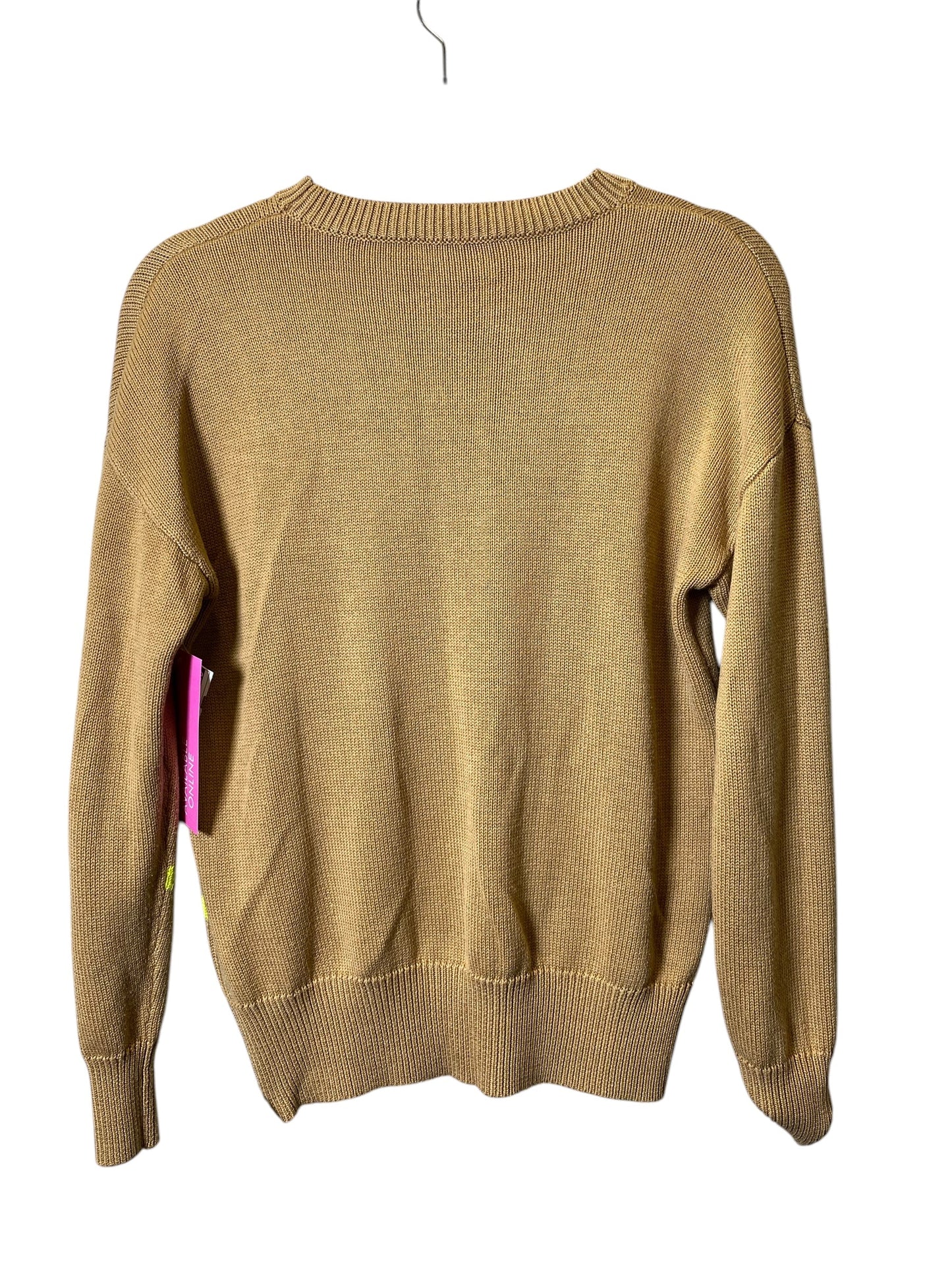 Sweater By Valentino-mario In Tan & Yellow, Size: S