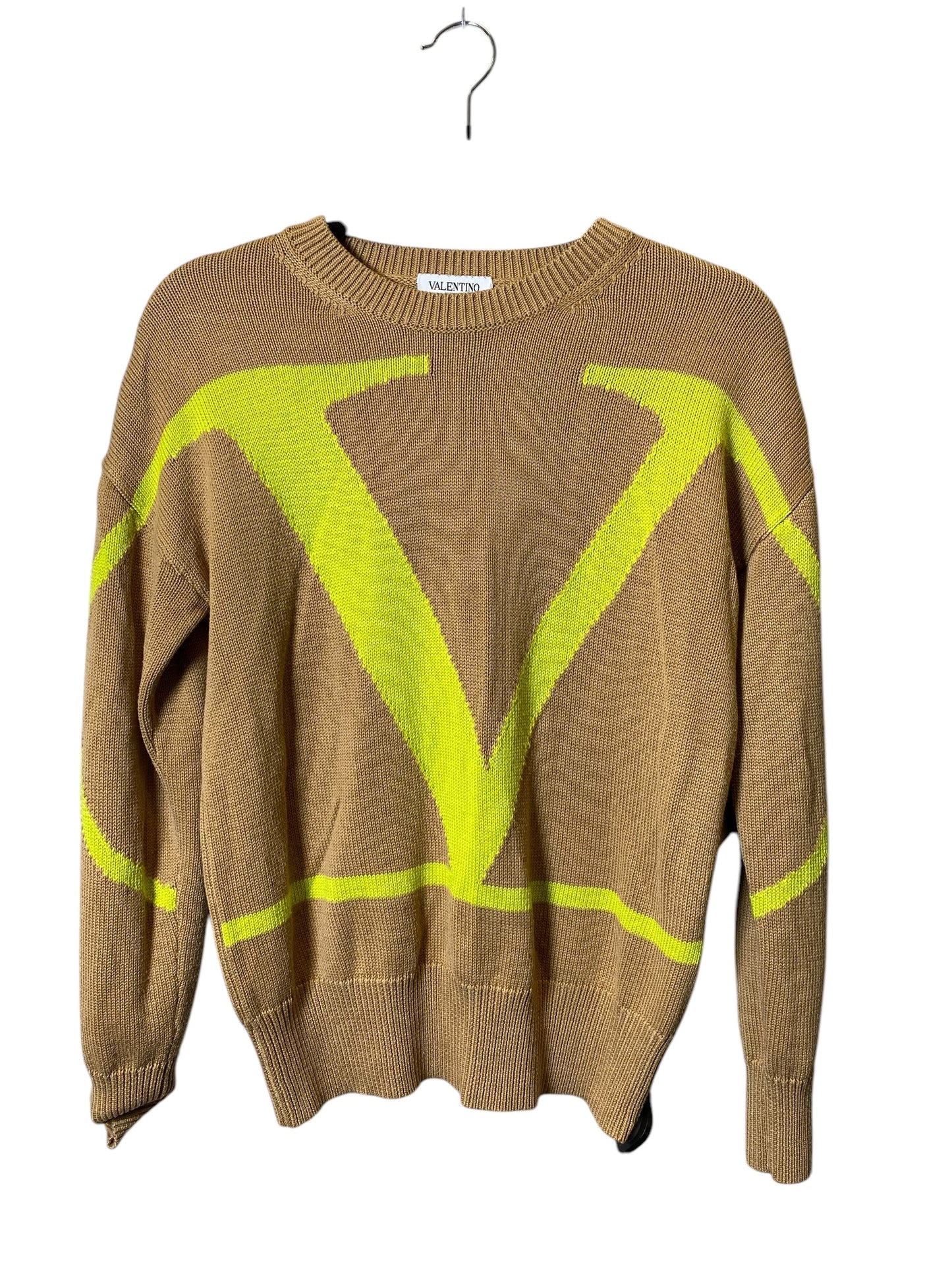 Sweater By Valentino-mario In Tan & Yellow, Size: S