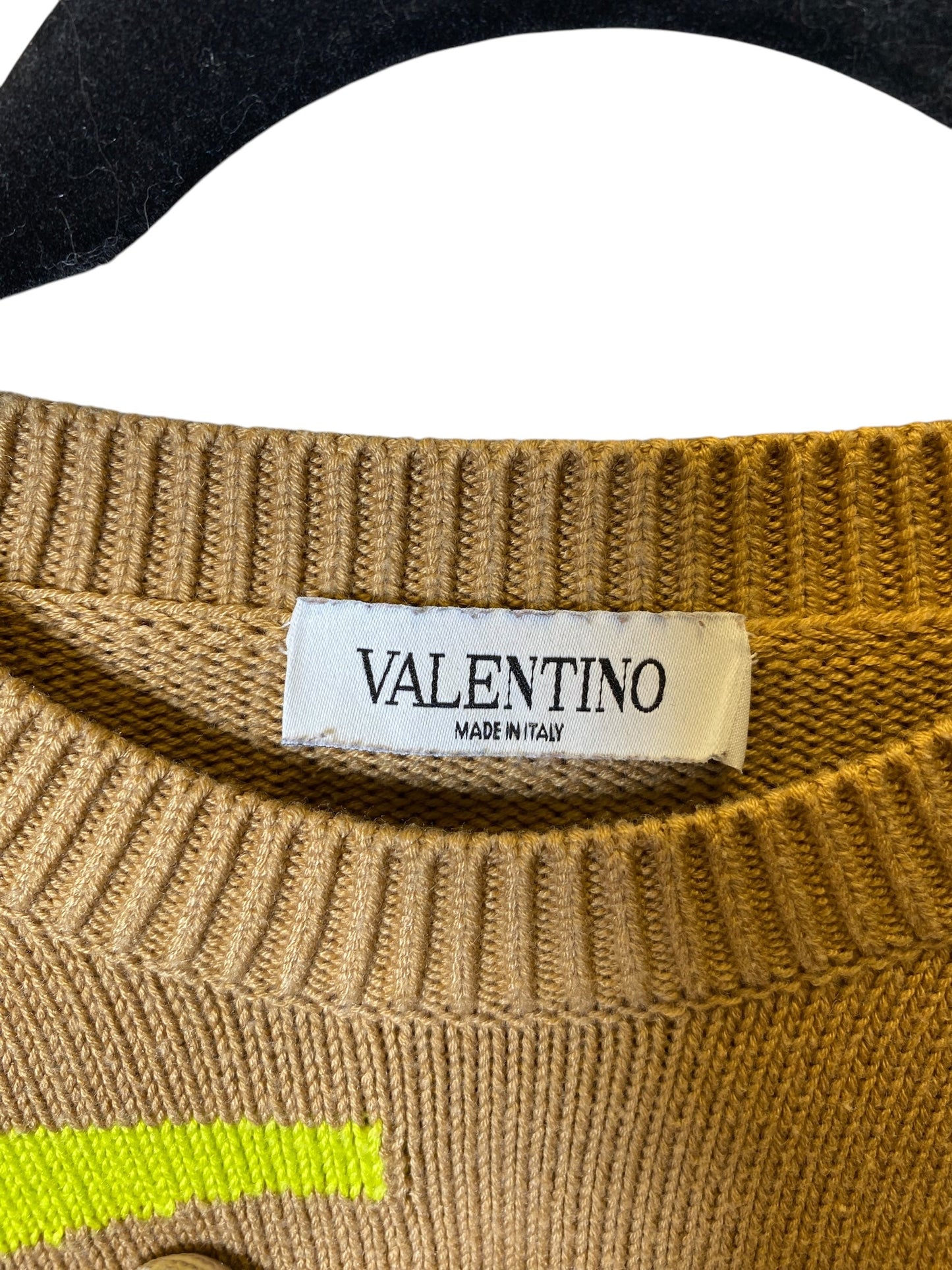 Sweater By Valentino-mario In Tan & Yellow, Size: S