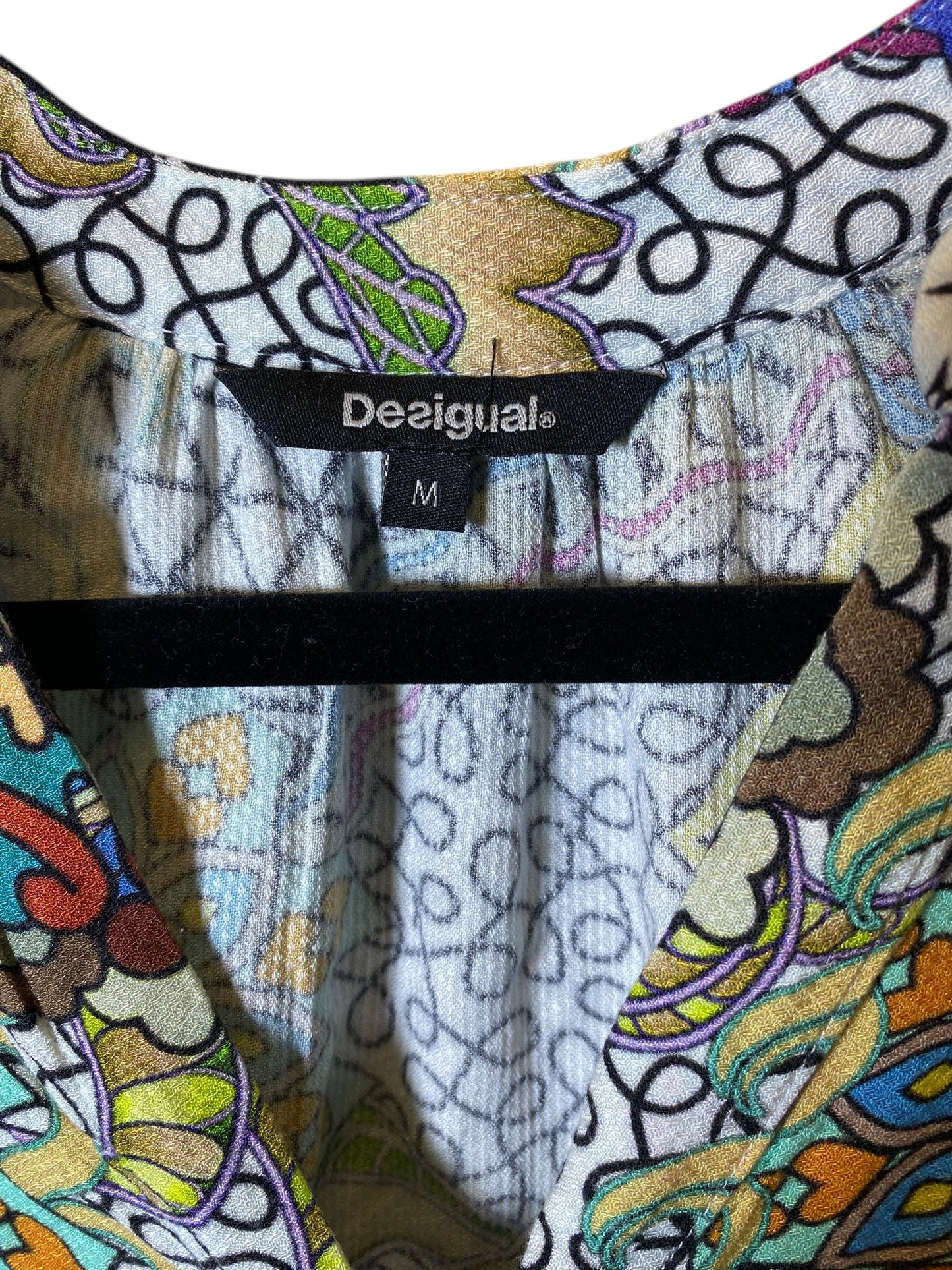 Top Long Sleeve By Desigual In Multi-colored, Size: M