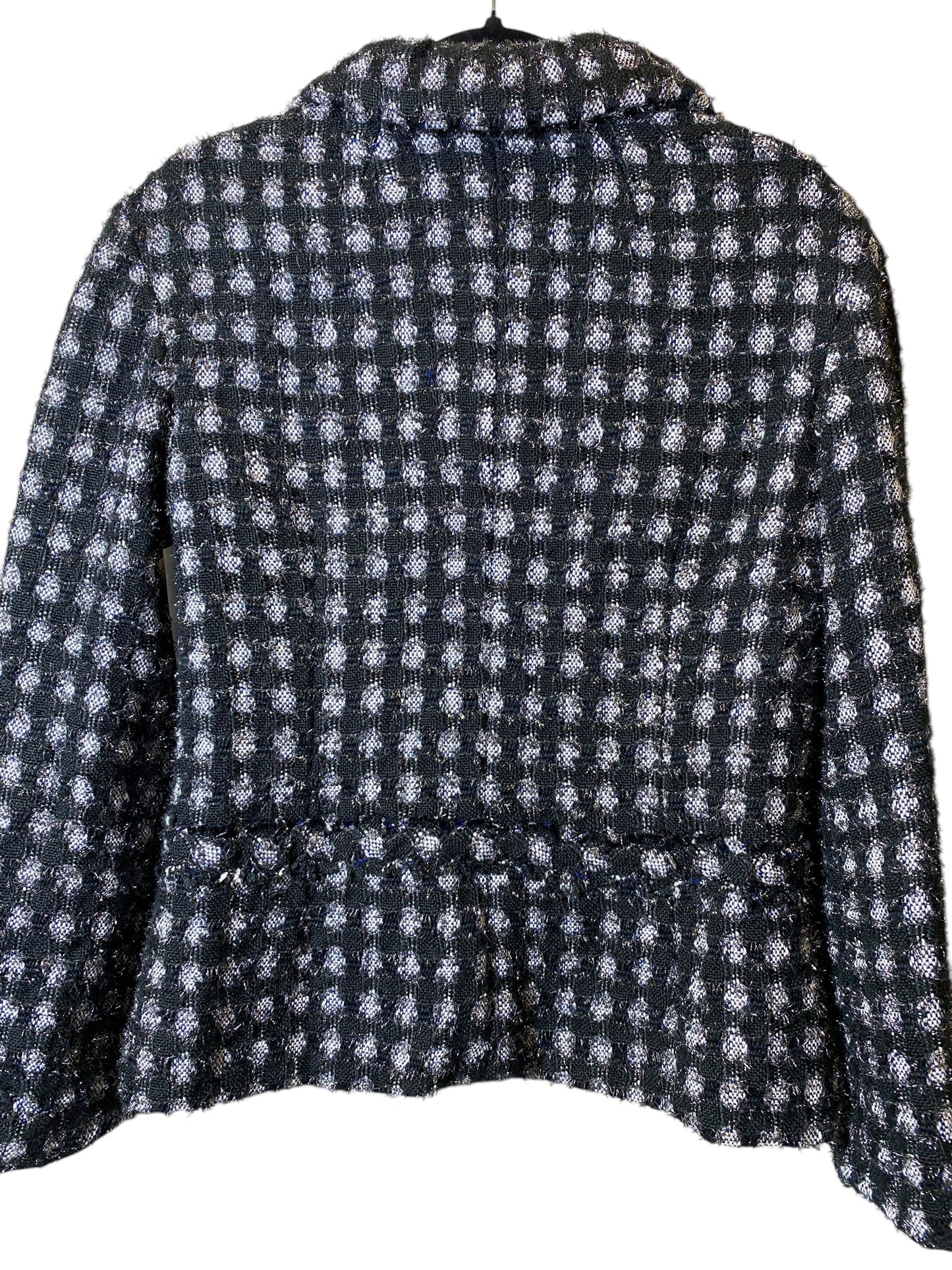 Jacket Designer By Marc By Marc Jacobs In Black & Silver, Size: 10