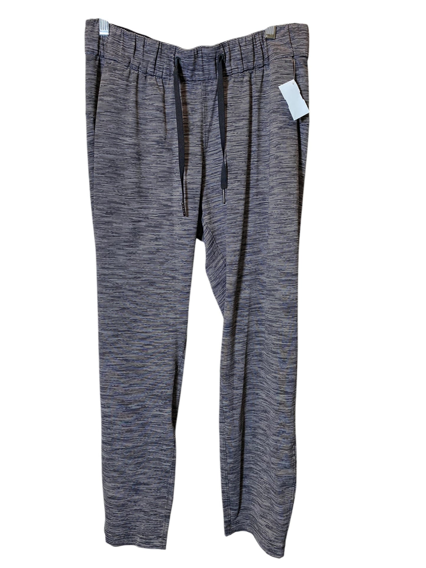 Athletic Pants By Lululemon In Striped Pattern, Size: 6