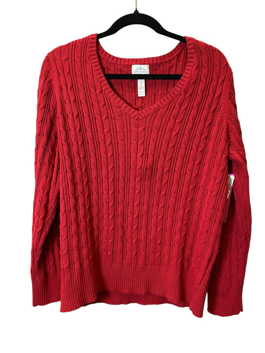 Sweater By St Johns Bay In Red, Size: Xl