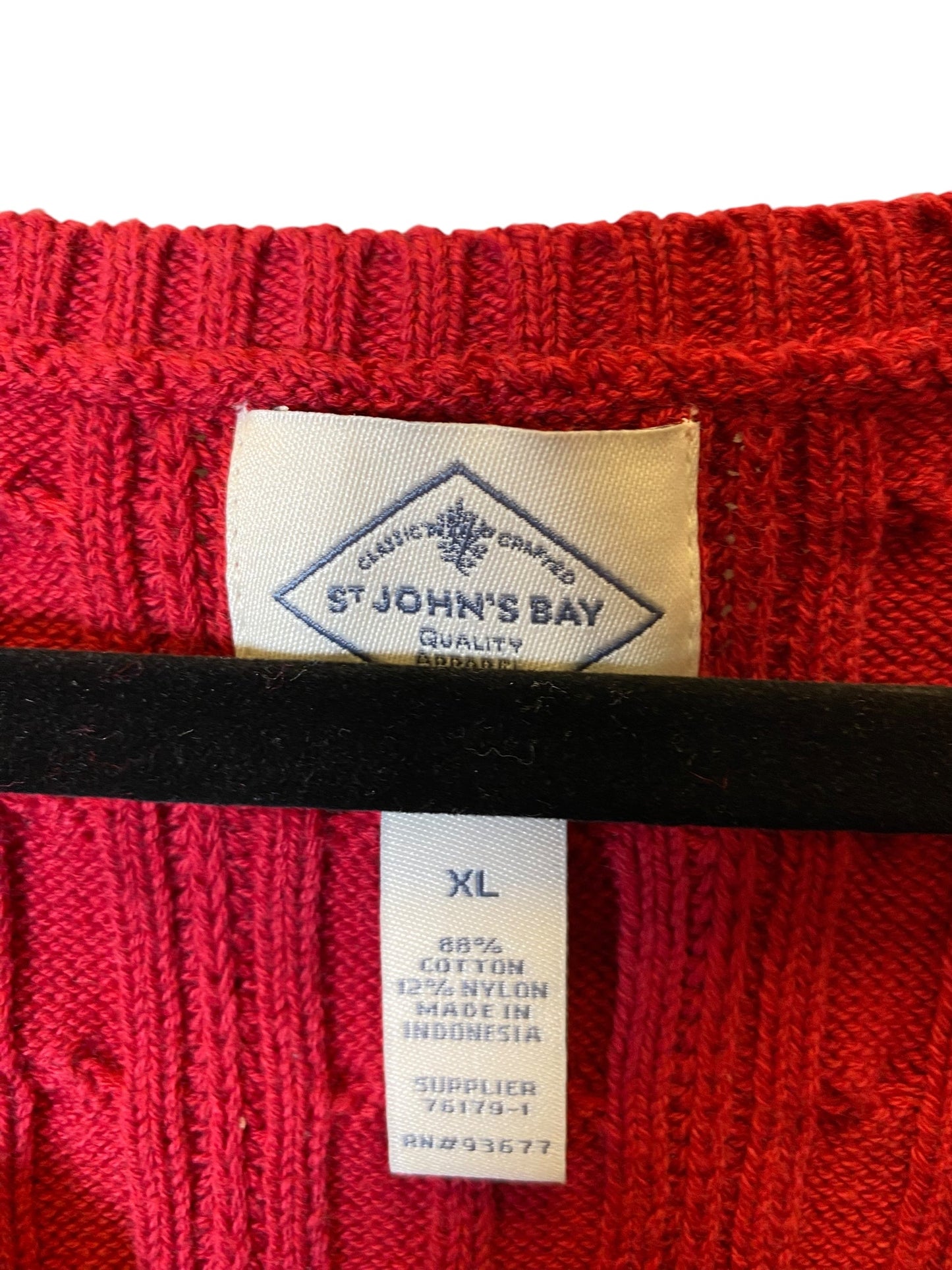 Sweater By St Johns Bay In Red, Size: Xl