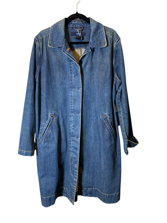 Coat Other By Gap In Blue Denim, Size: Xl