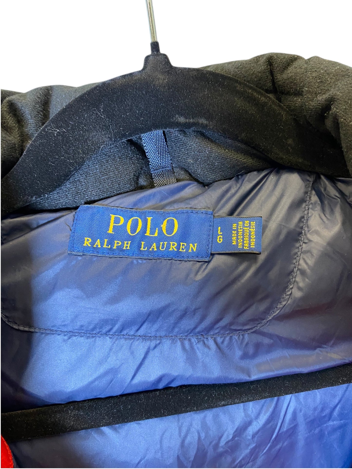 Jacket Puffer & Quilted By Polo Ralph Lauren In Red, Size: L