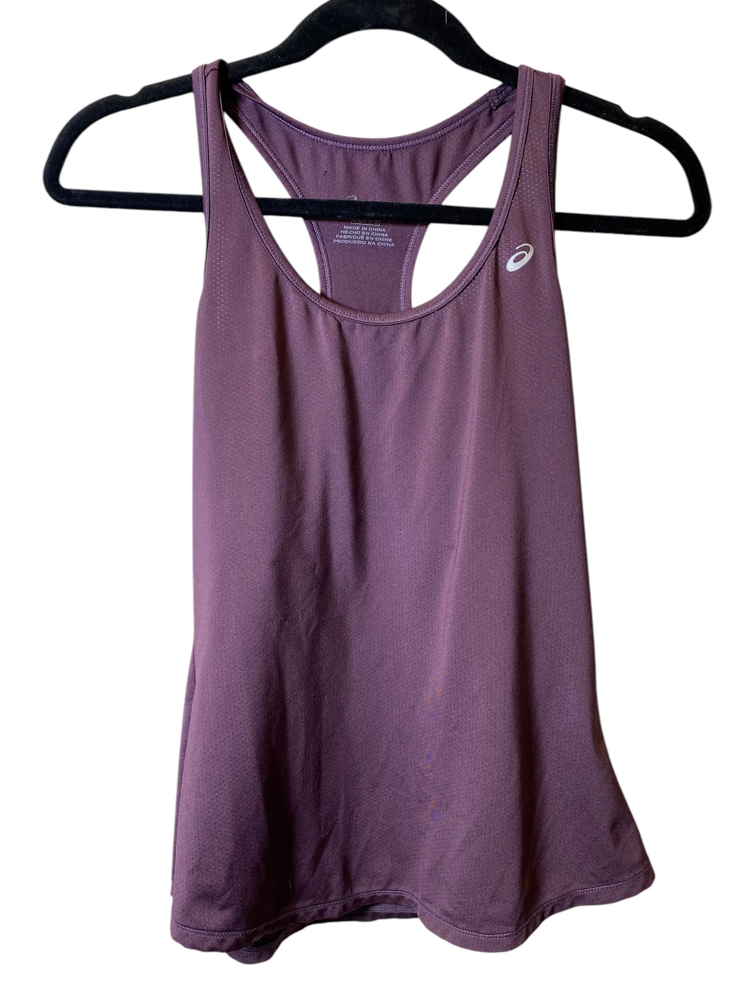 Athletic Tank Top By Asics In Purple, Size: S