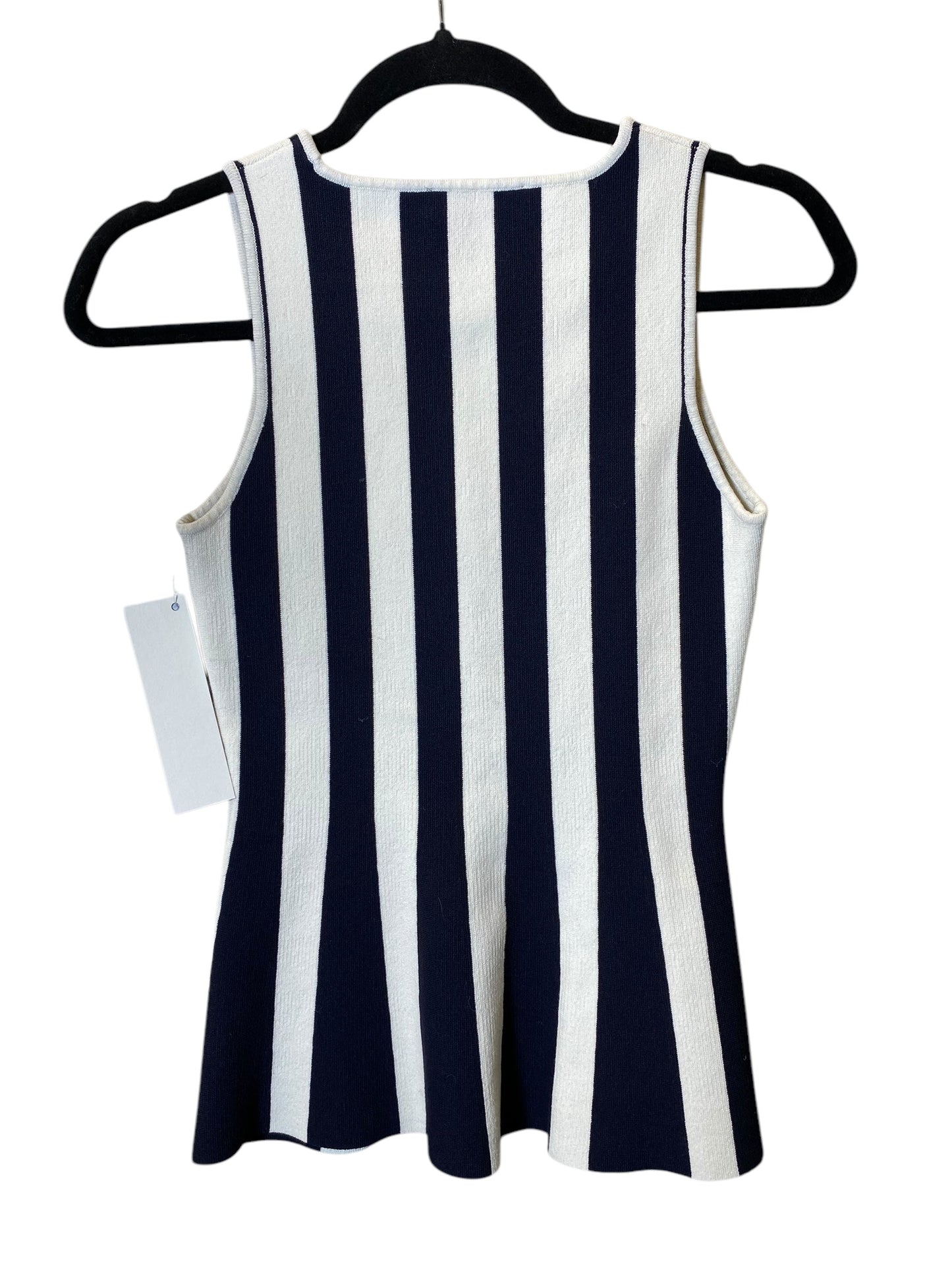 Top Sleeveless By Ann Taylor In Striped Pattern, Size: Xs