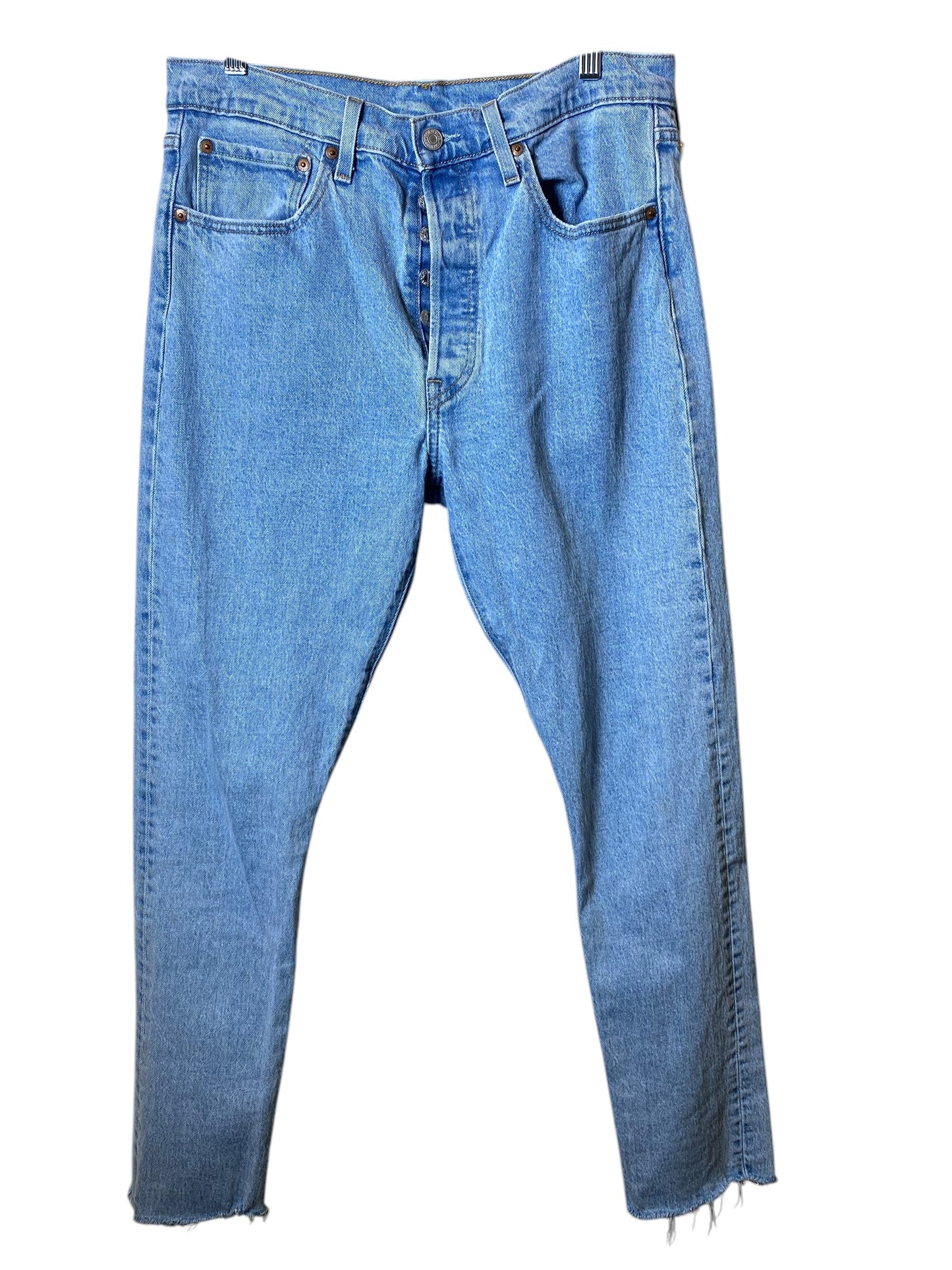 Jeans Straight By Levis In Blue, Size: 8