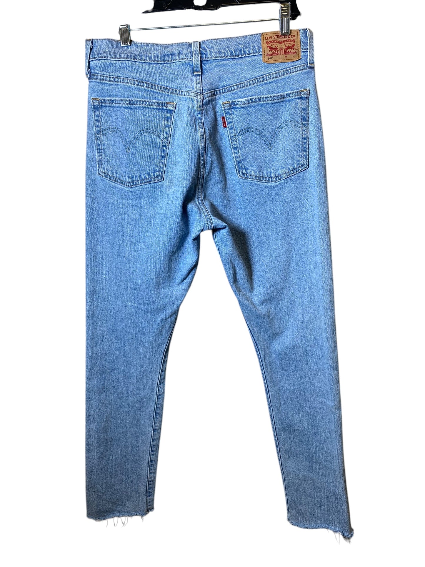 Jeans Straight By Levis In Blue, Size: 8