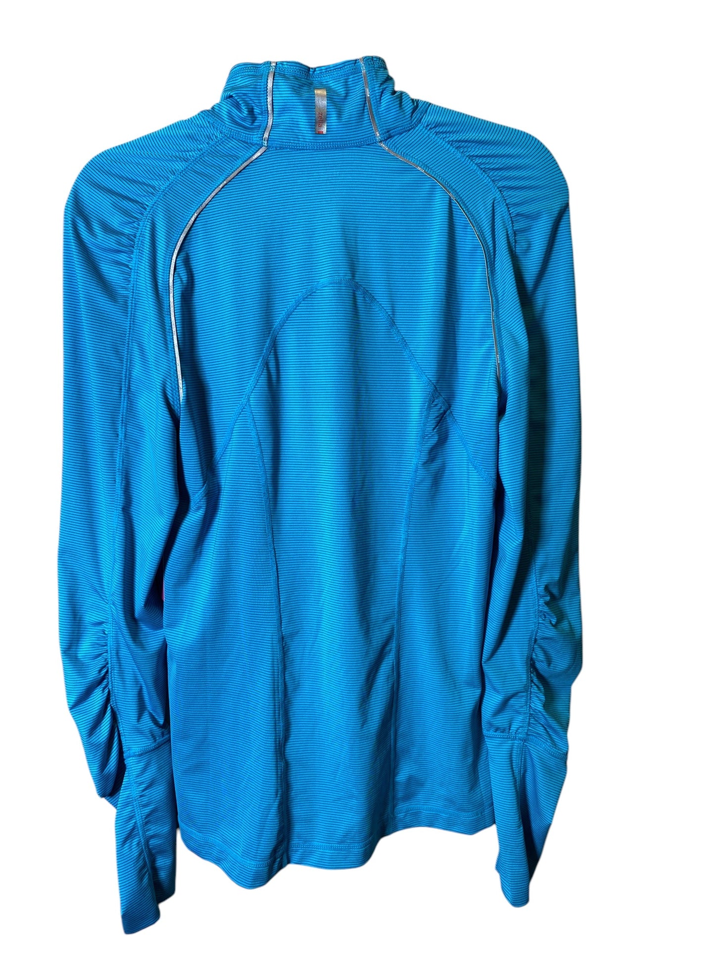 Athletic Jacket By Zella In Aqua, Size: S