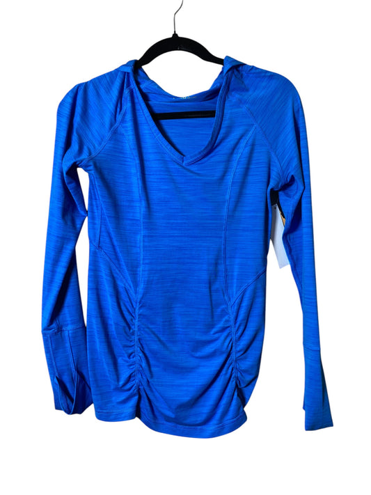 Athletic Top Long Sleeve Crewneck By Zella In Blue, Size: S