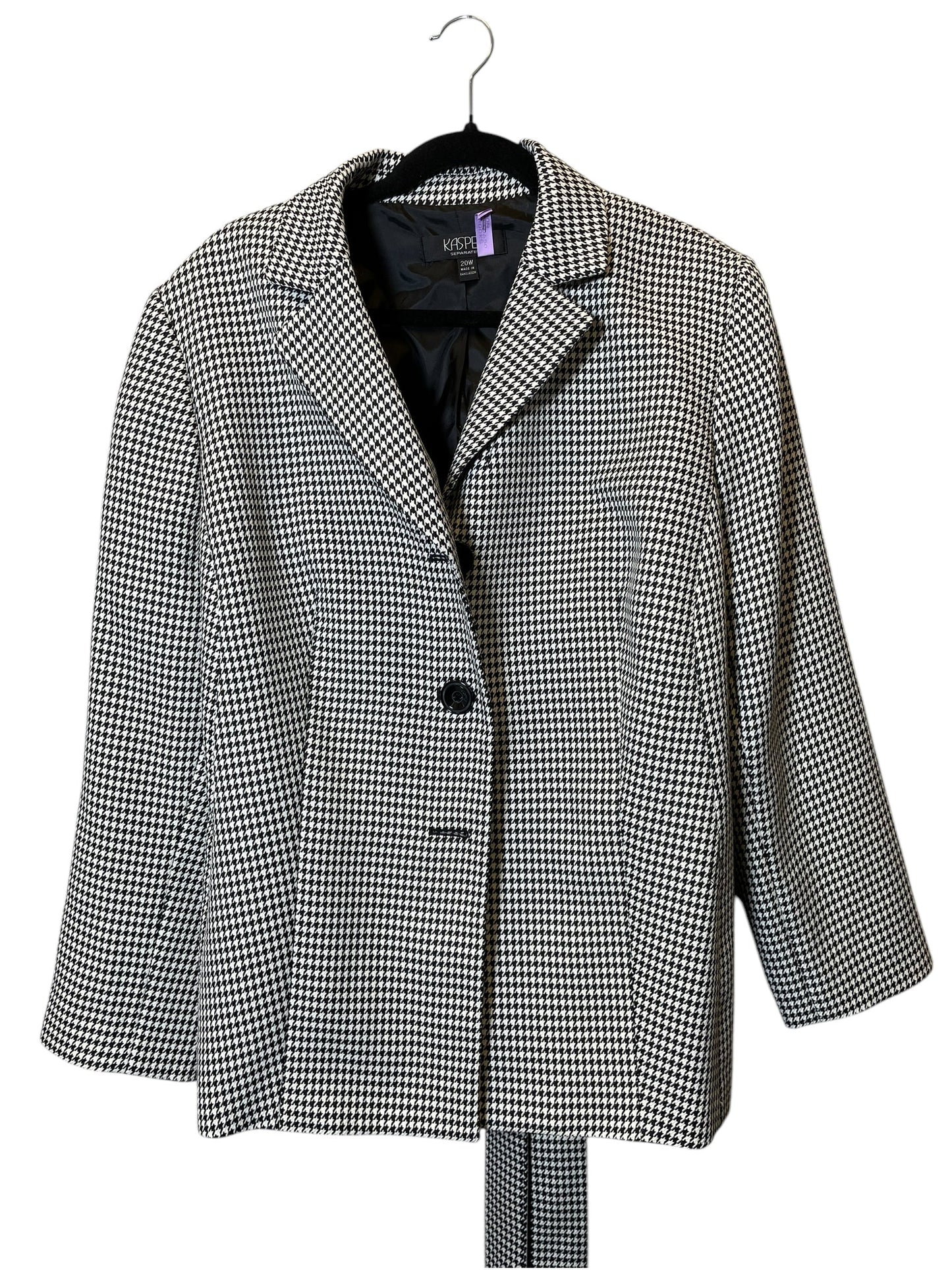 Blazer By Kasper In Plaid Pattern, Size: 2x