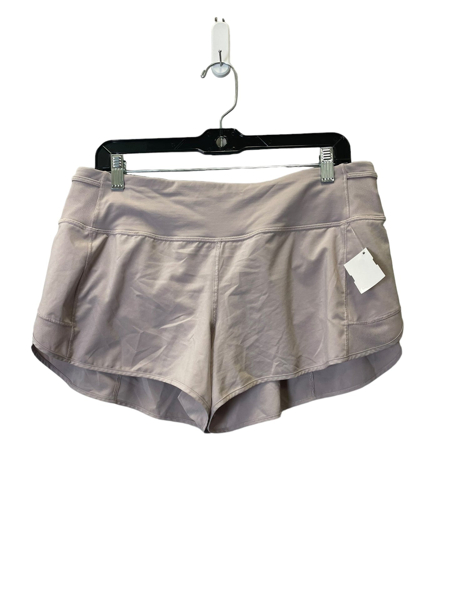 Athletic Shorts By Lululemon In Mauve, Size: 10