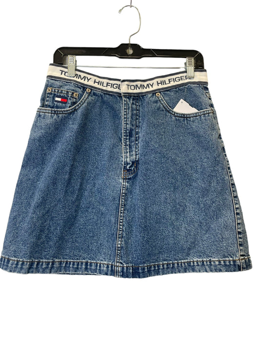 Skirt Mini & Short By Tommy Hilfiger In Blue Denim, Size: 10