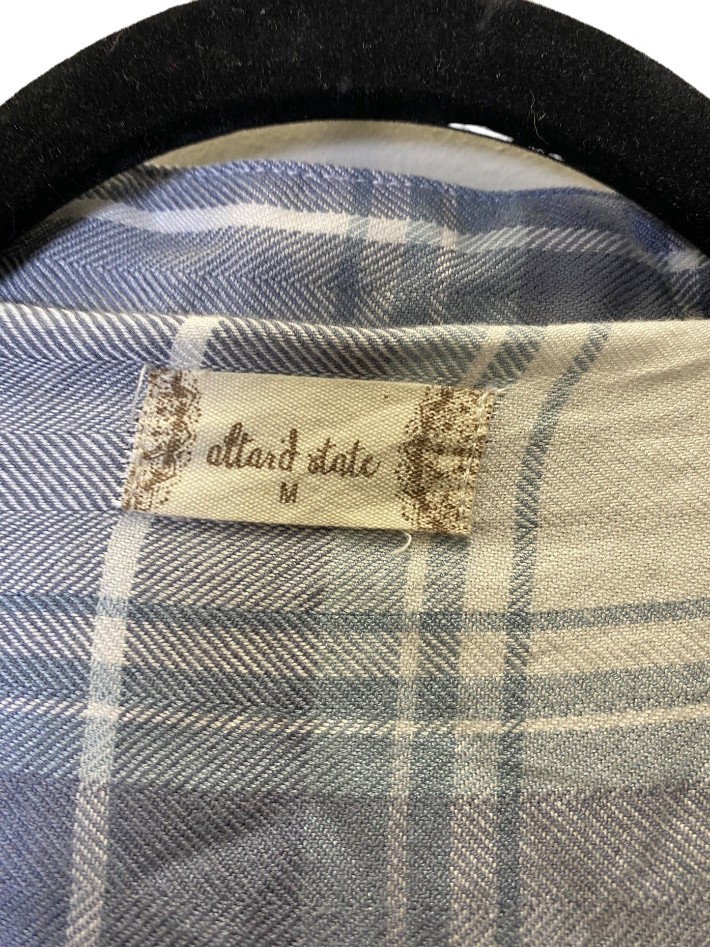 Top Long Sleeve By Altard State In Plaid Pattern, Size: M