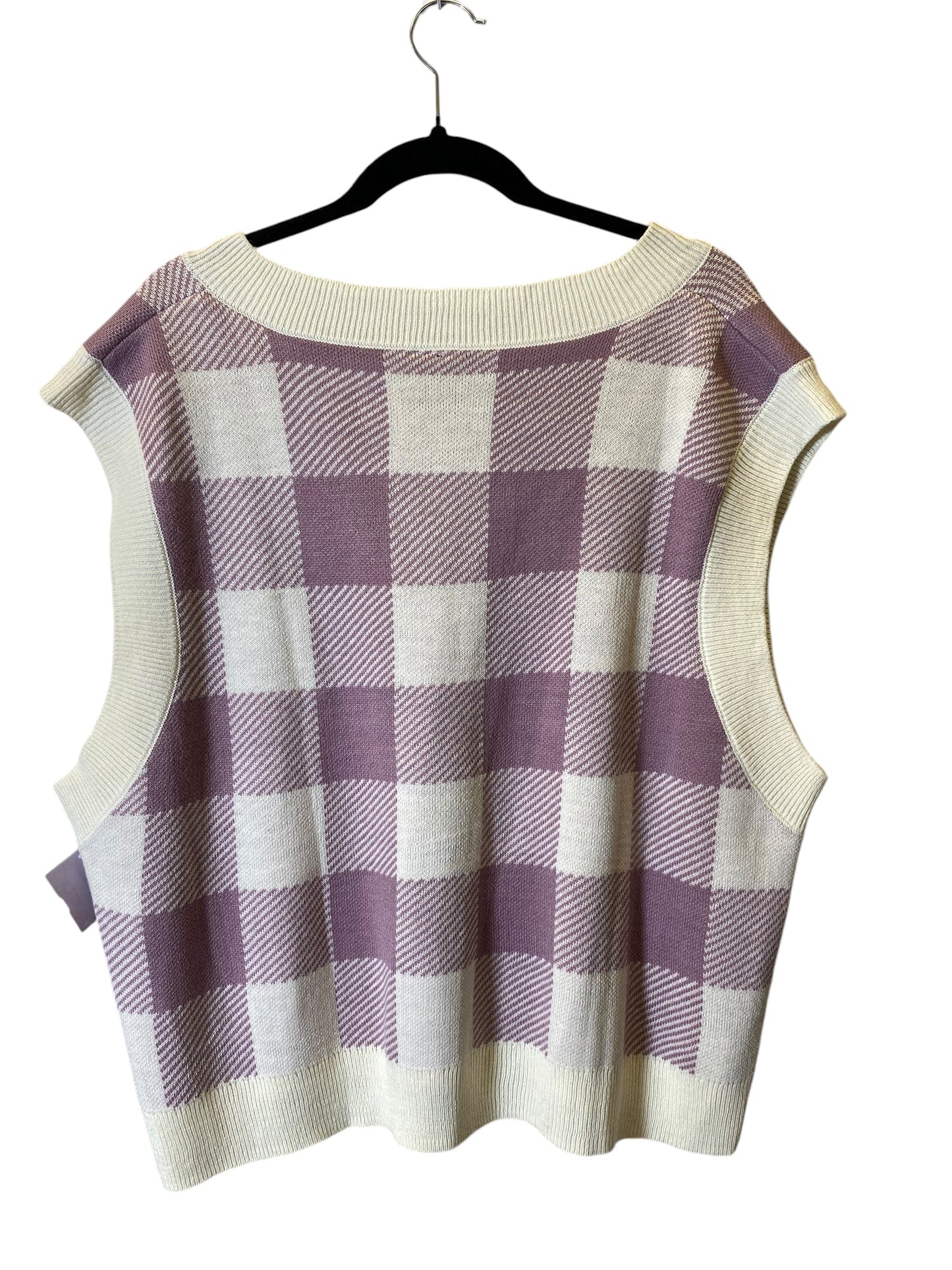 Vest Other By Divided In Purple & White, Size: Xl