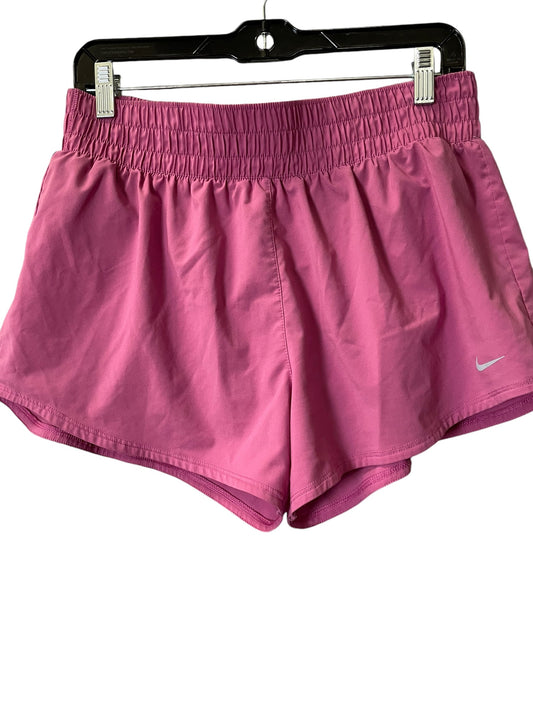 Athletic Shorts By Nike In Pink, Size: M