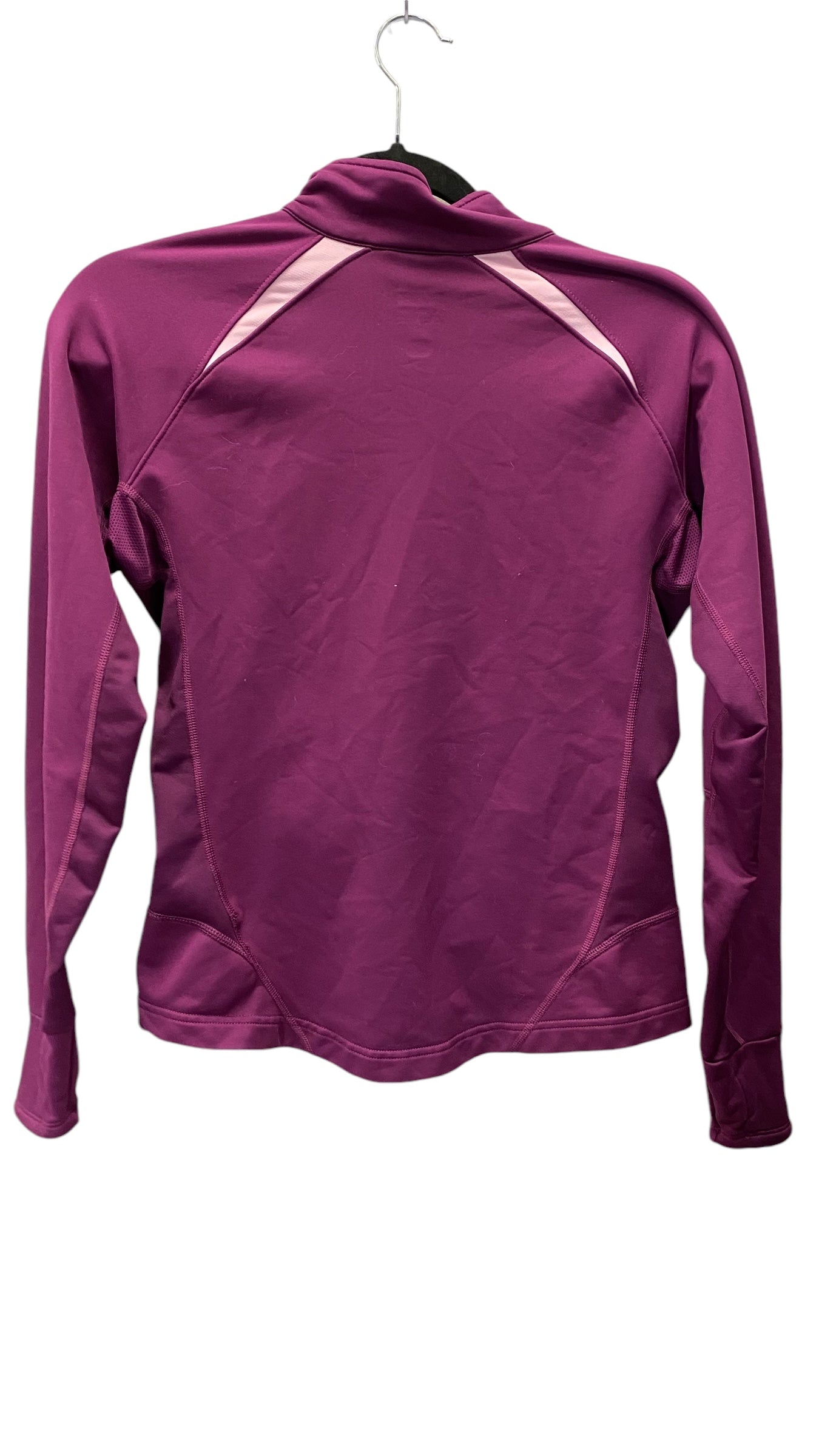 Athletic Jacket By Nike In Purple, Size: S