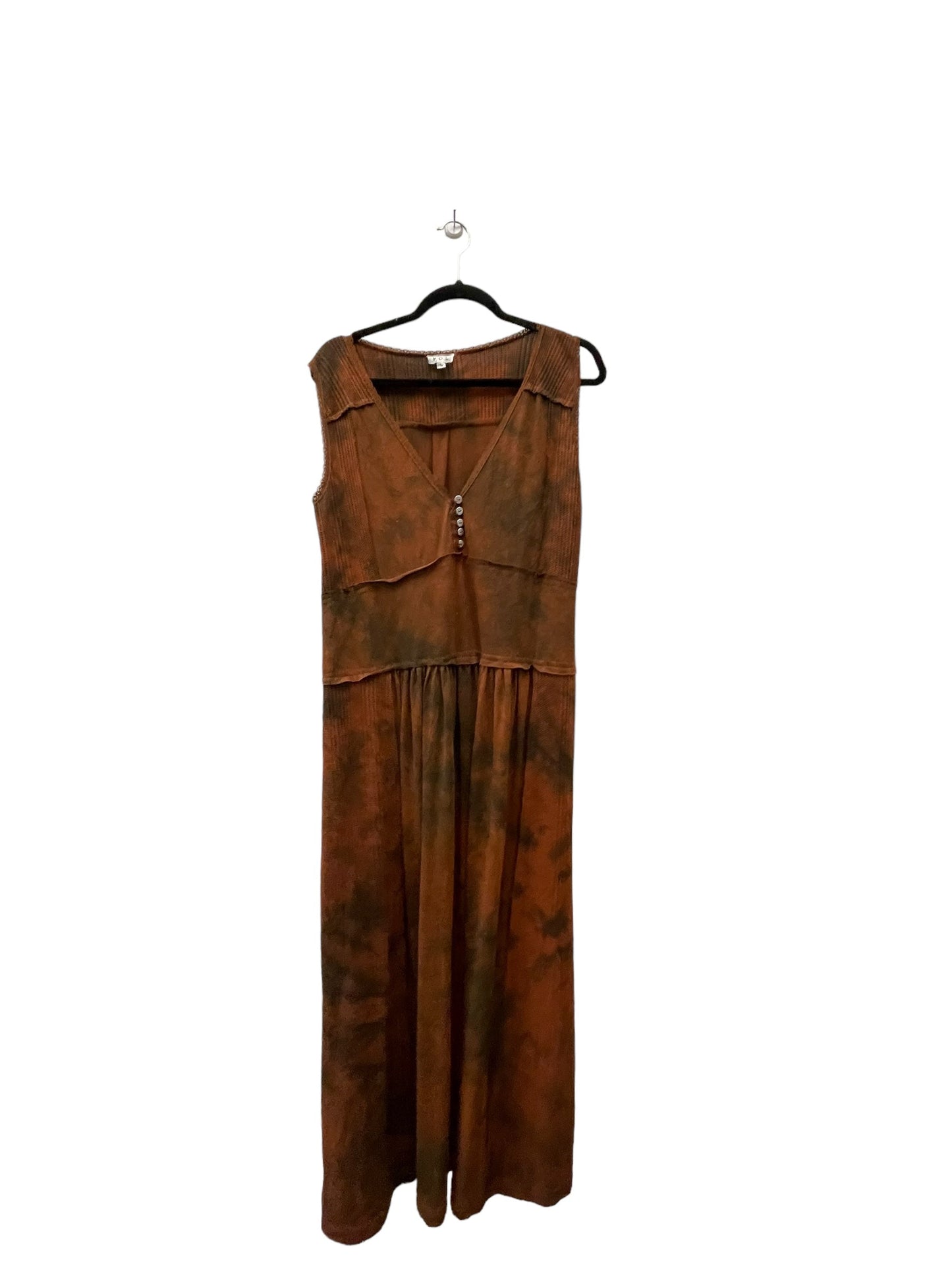 Dress Casual Maxi By Pol In Brown, Size: S