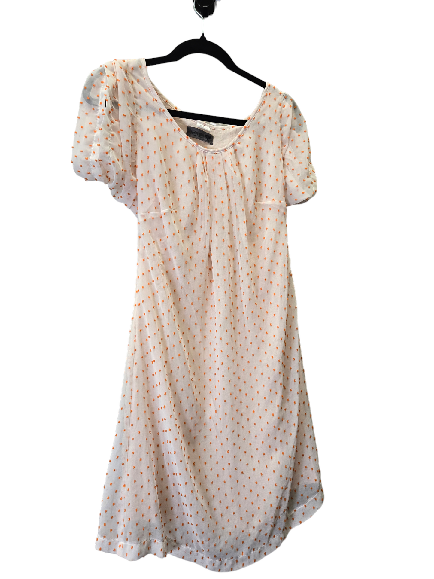 Polkadot Pattern Dress Casual Short Numph, Size M