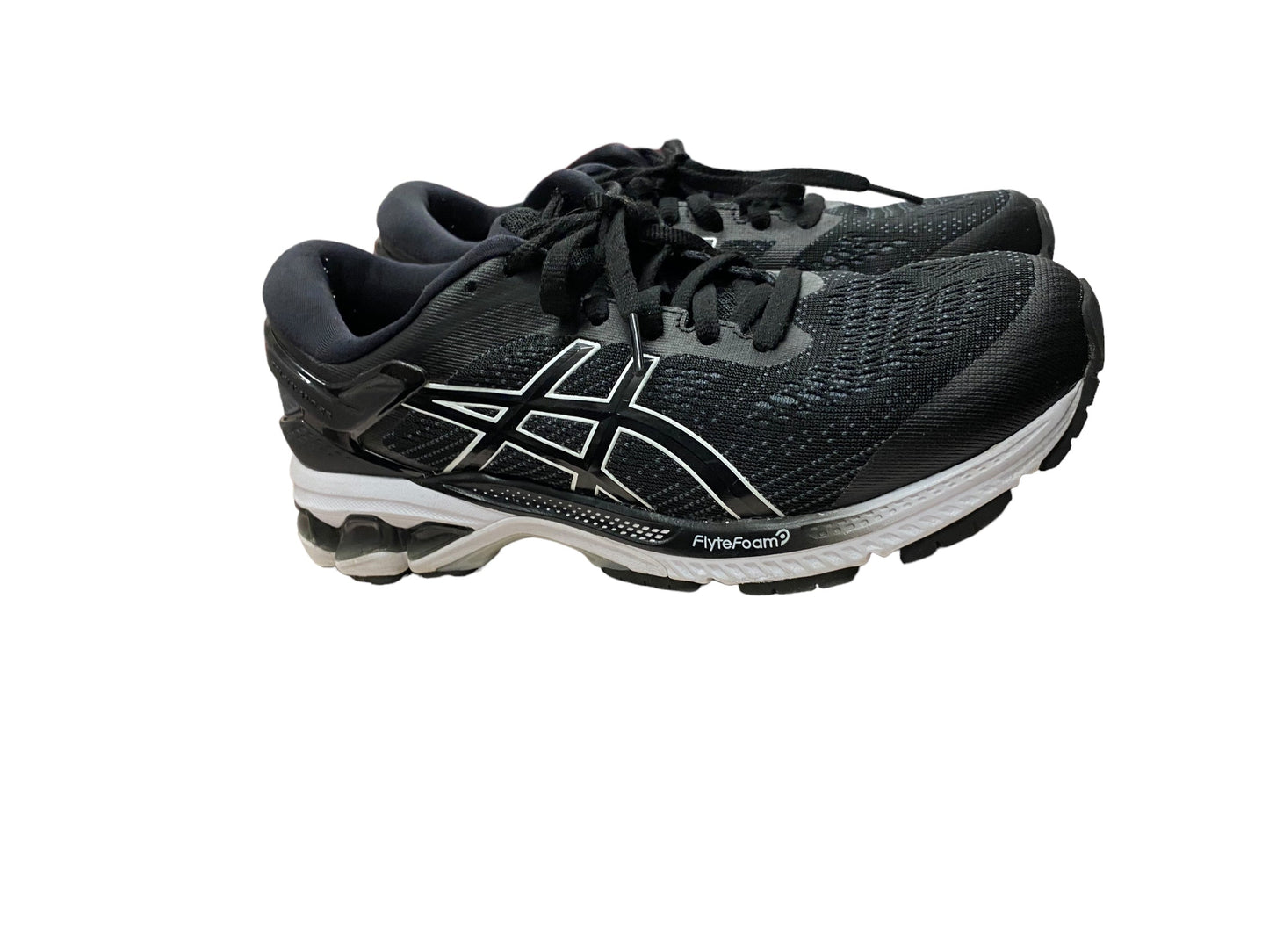 Shoes Athletic By Asics In Black & Blue, Size: 7.5