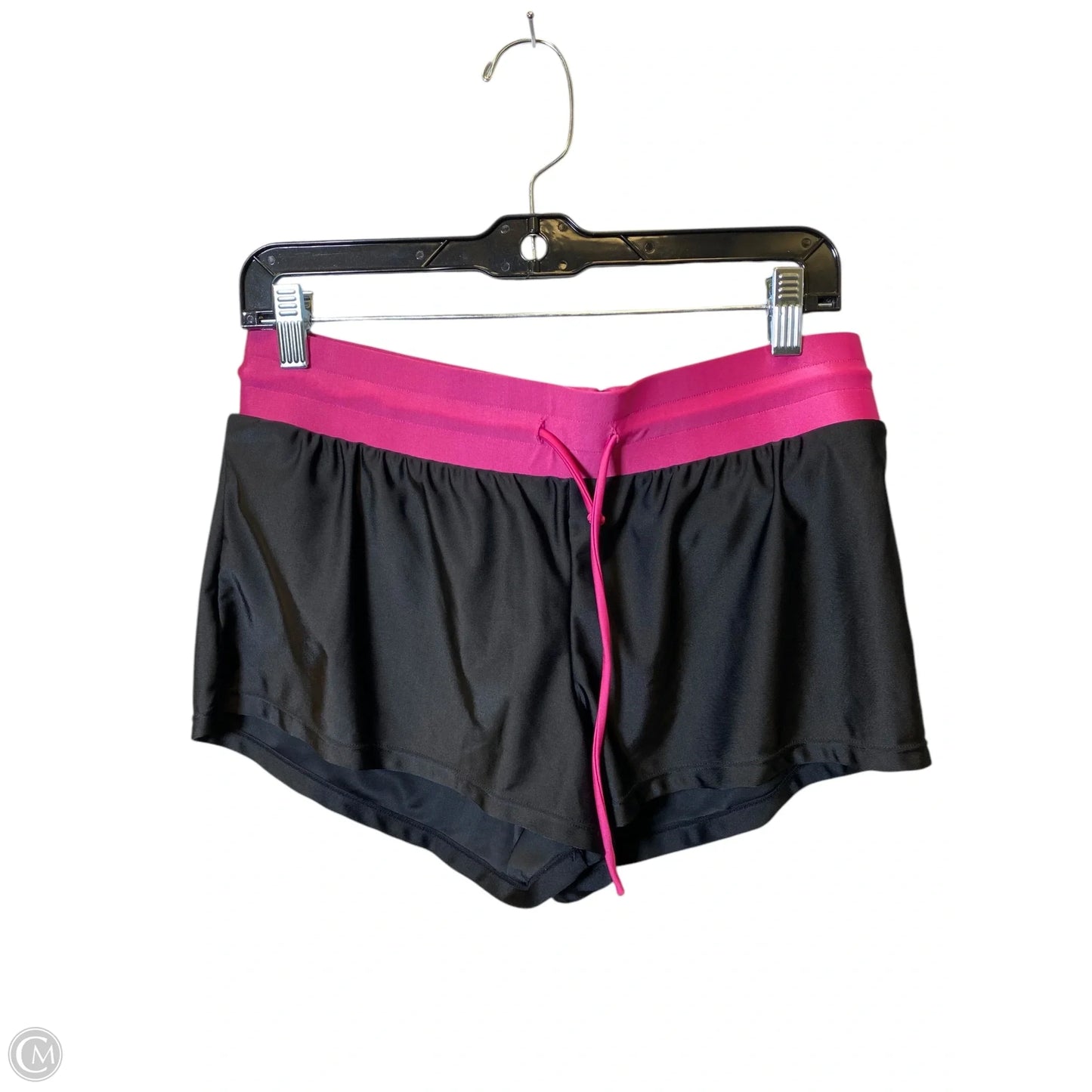 Athletic Shorts By Xersion In Black & Pink, Size: M